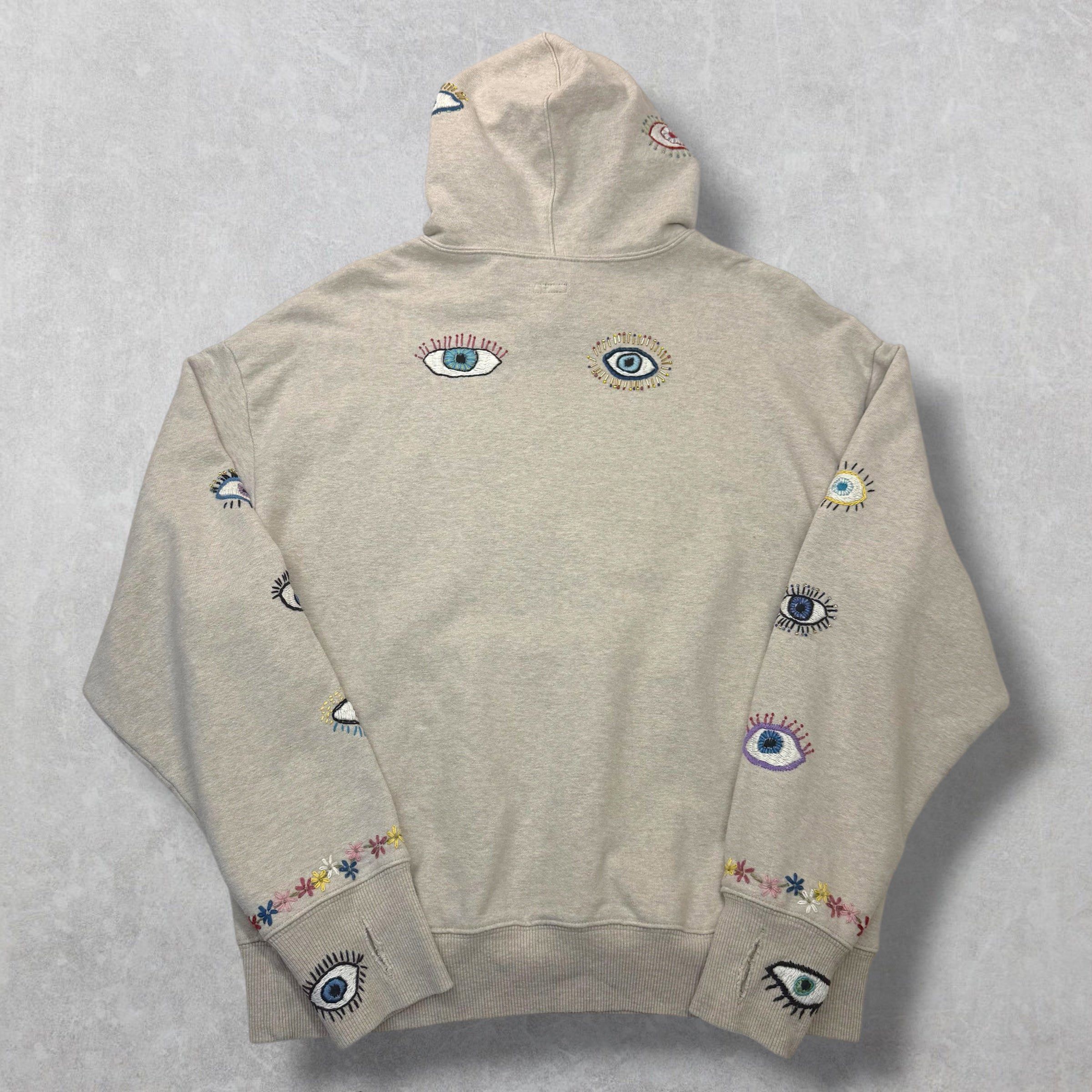 Kapital Kapital Eye-Motif Ecru Hoodie 3 (L) Size US L / EU 52-54 / 3 - 3 Thumbnail