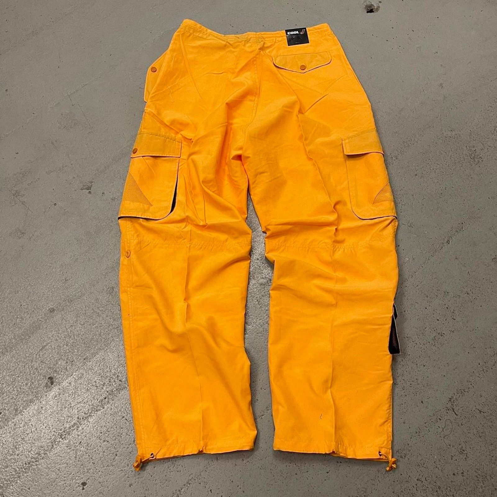 Vintage Vintage Baggy Y2k Urban Wide Leg Yellow Skater Pants Mens XL Size US 36 / EU 52 - 2 Thumbnail