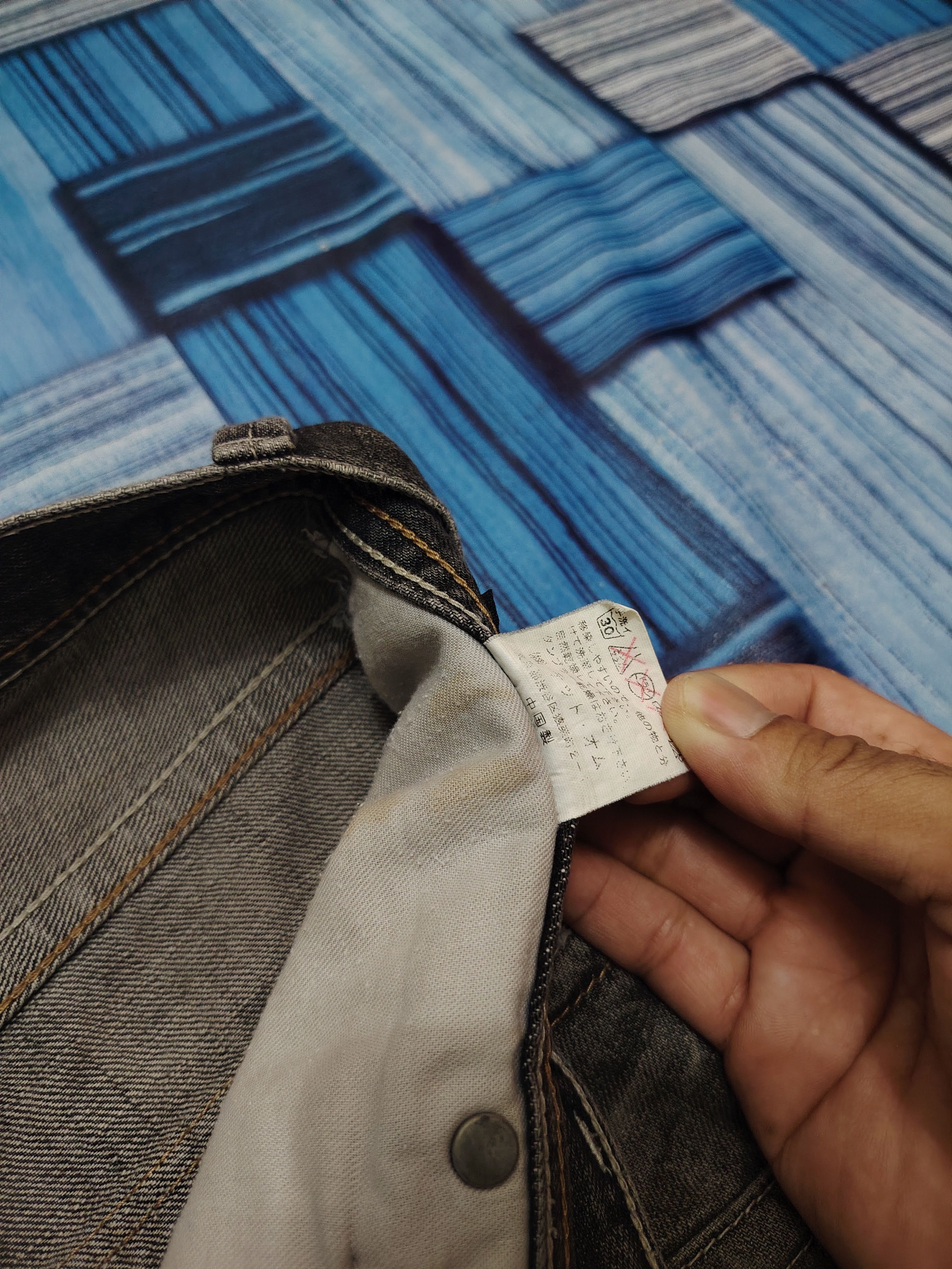 Who Decides War Japan Tete Homme Grunge style Distressed denim Flared Jeans Size US 30 / EU 46 - 12 Thumbnail