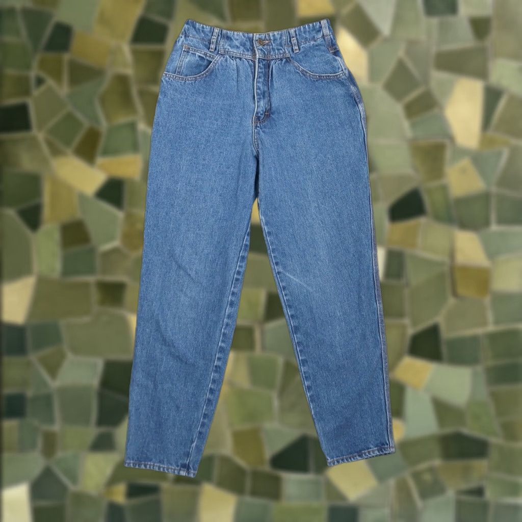 Vintage VINTAGE Union Bay Jeans 90s Medium Wash High Rise Tapered Mom Jeans 25 in 90s Vintage Womens Jeans M/L Size 25" / US 0 / IT 36 - 1 Thumbnail
