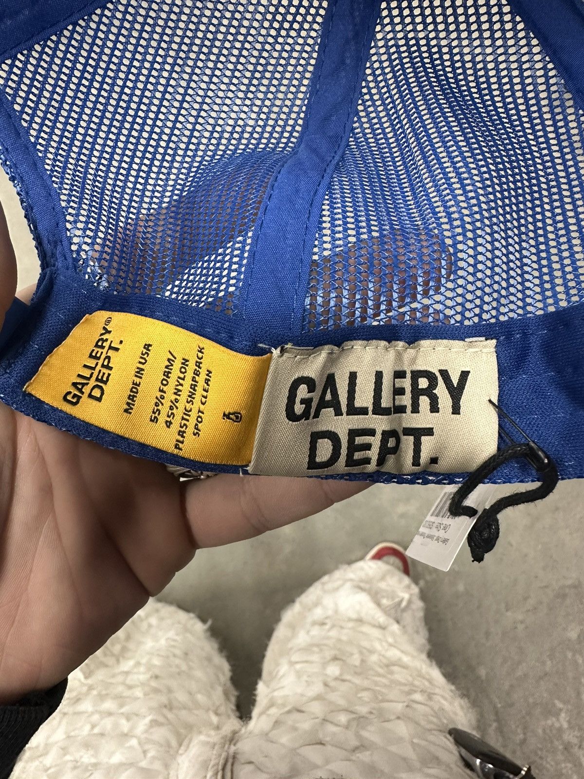 Gallery Dept. Gallery Dept. Souvenir Trucker Hat Blue New Size ONE SIZE - 3 Thumbnail
