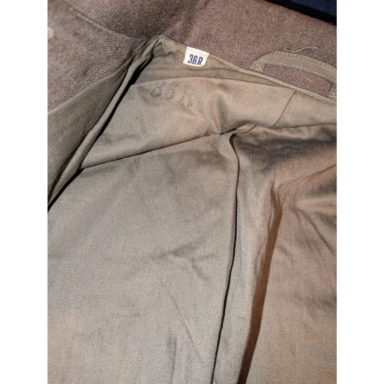 Alpha Industries Vintage WWII WW2 Ike Jacket M1944 Jacket Wool Olive 36R XS Size US XS / EU 42 / 0 - 4 Thumbnail