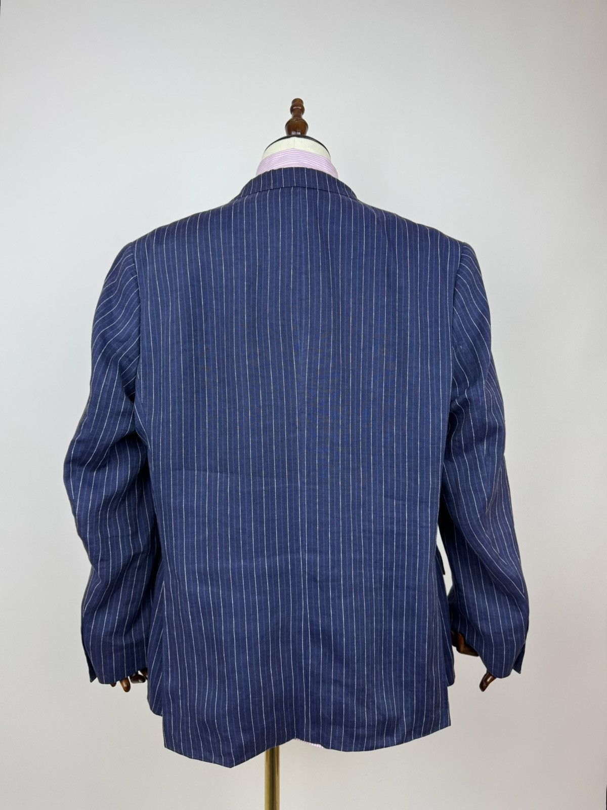 Marks & Spencer Mark&Spencer NOVA Luxury Fides Italian Fabric Linen Blazer Size 44R - 7 Thumbnail