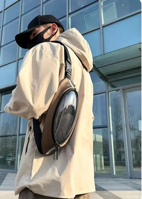 VIBE Clear Panel Waist Bag - See-Through Design Size ONE SIZE - 4 Thumbnail