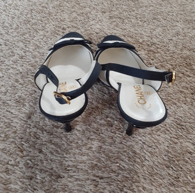 Chanel Chanel escarpins slingback shoes Size US 9.5 / IT 39.5 - 5 Thumbnail