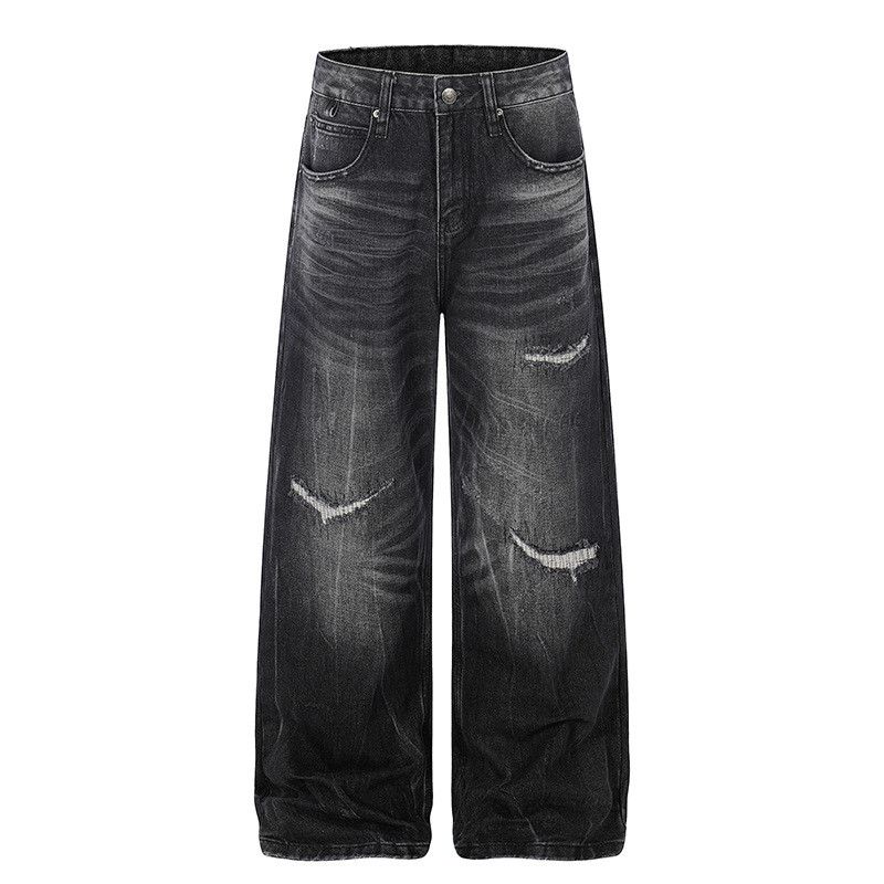 Vintage Men's American Retro Distressed & Patched Washed Denim Jeans Size US 32 / EU 48 - 1 Thumbnail