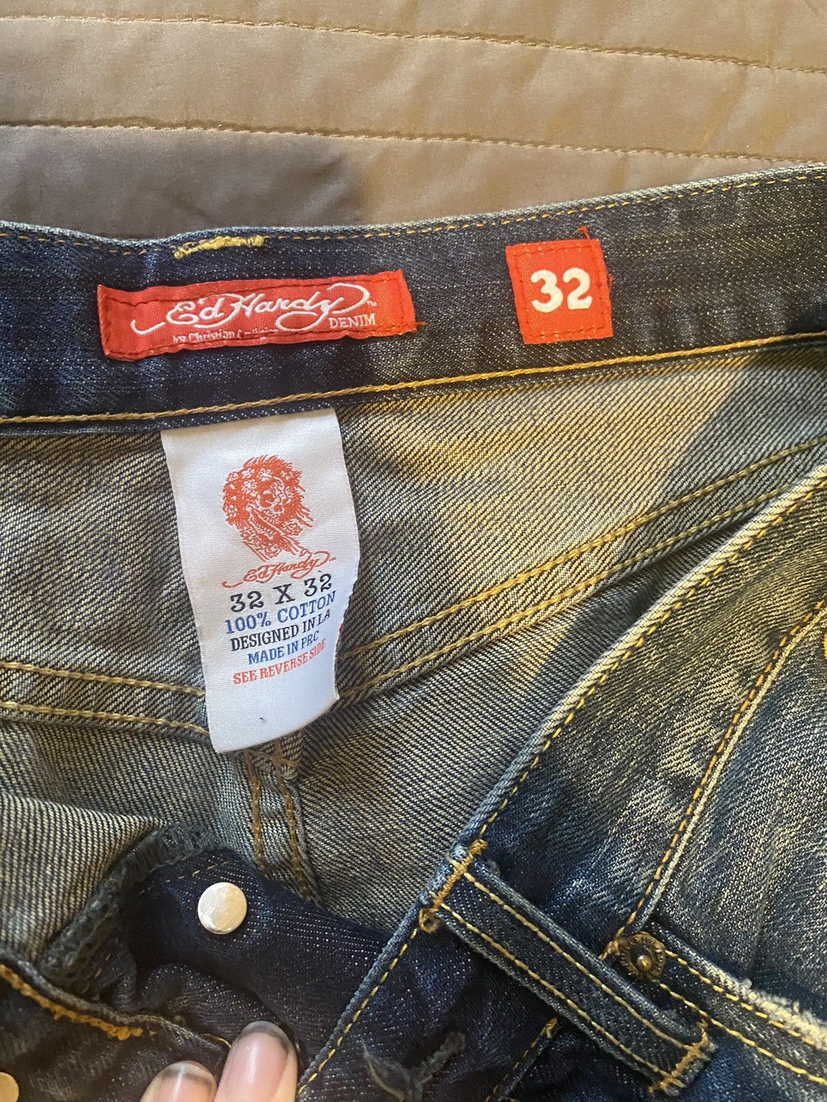 Christian Audigier One of a kind Devil Ed Hardy jeans 32 Size US 32 / EU 48 - 6 Thumbnail