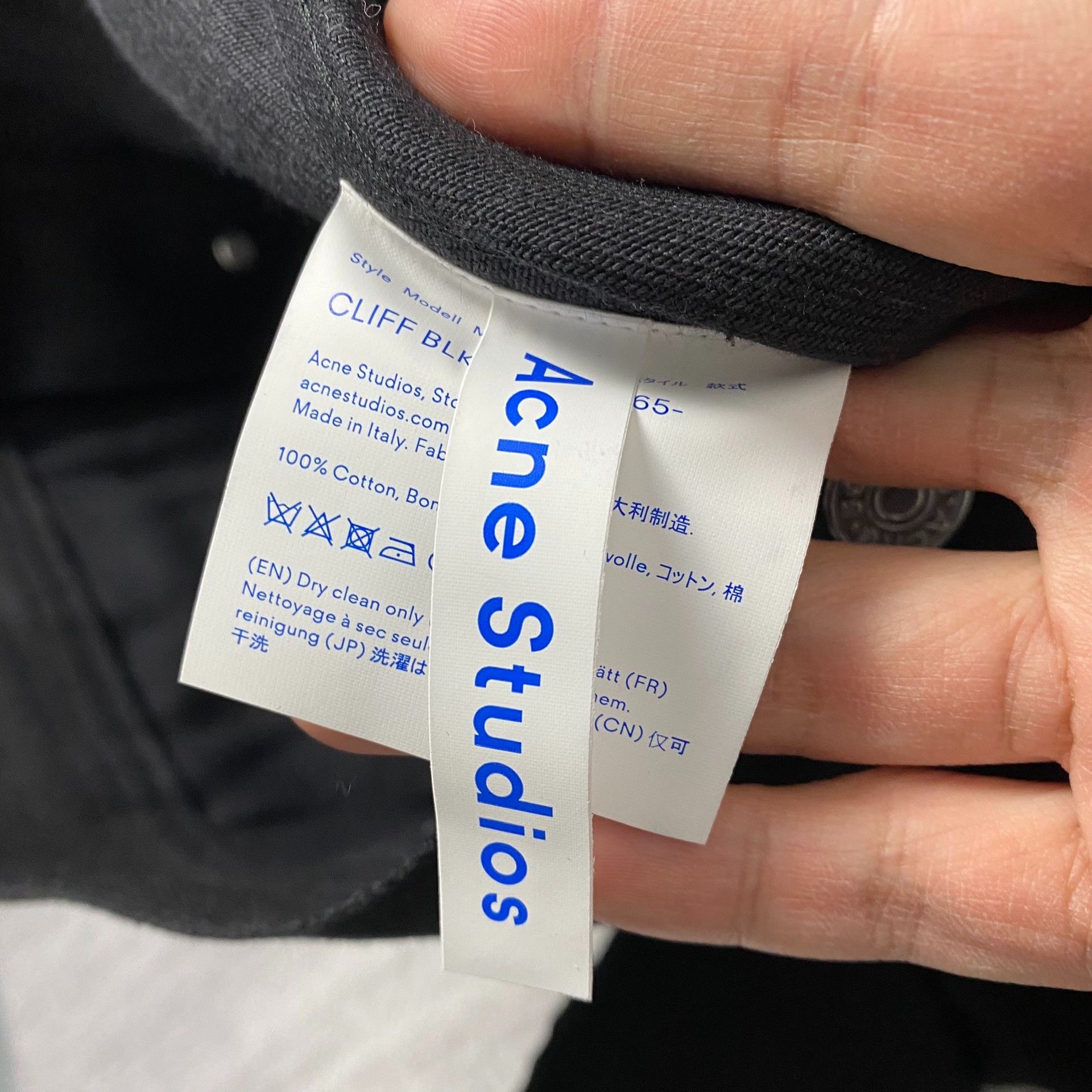 Acne Studios Acne studios Black denim jacket Nextarrow-2412 Size US XS / EU 42 / 0 - 4 Thumbnail
