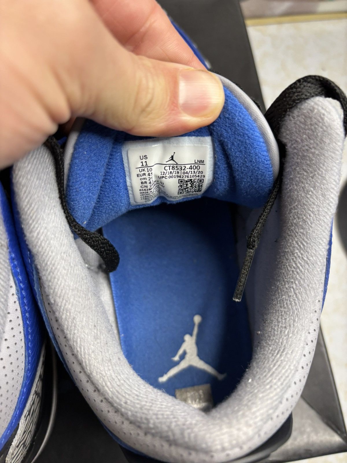 Jordan Brand Air Jordan 3 Retro racer blue Size US 11 / EU 44 - 6 Thumbnail