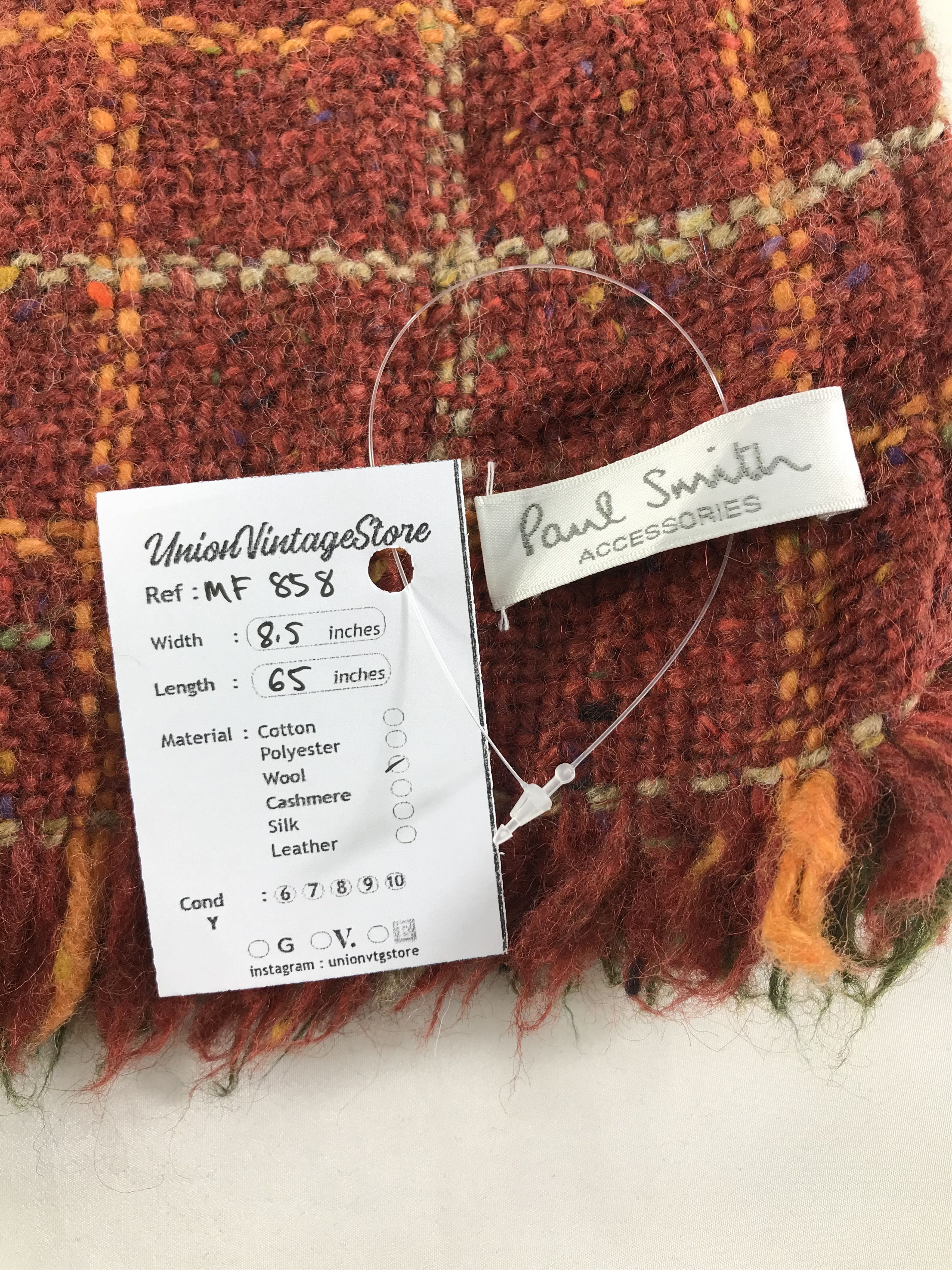 Paul Smith Vintage Paul Smith Scarf/Muffler/Neckwear MF858 Size ONE SIZE - 4 Thumbnail