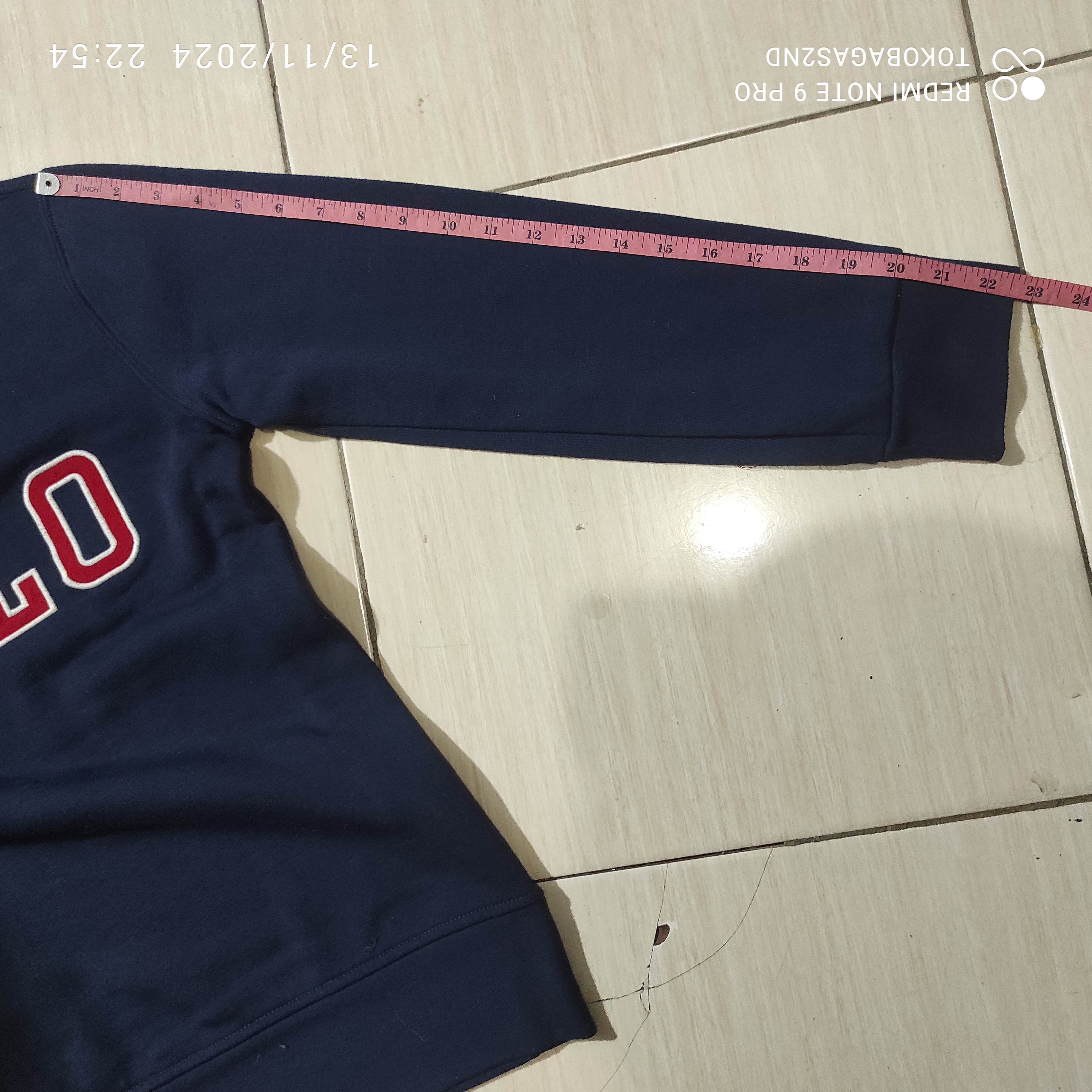 Polo Ralph Lauren Vintage POLO ralph lauren big spellout crewneck sweatshirt Size US M / EU 48-50 / 2 - 12 Thumbnail