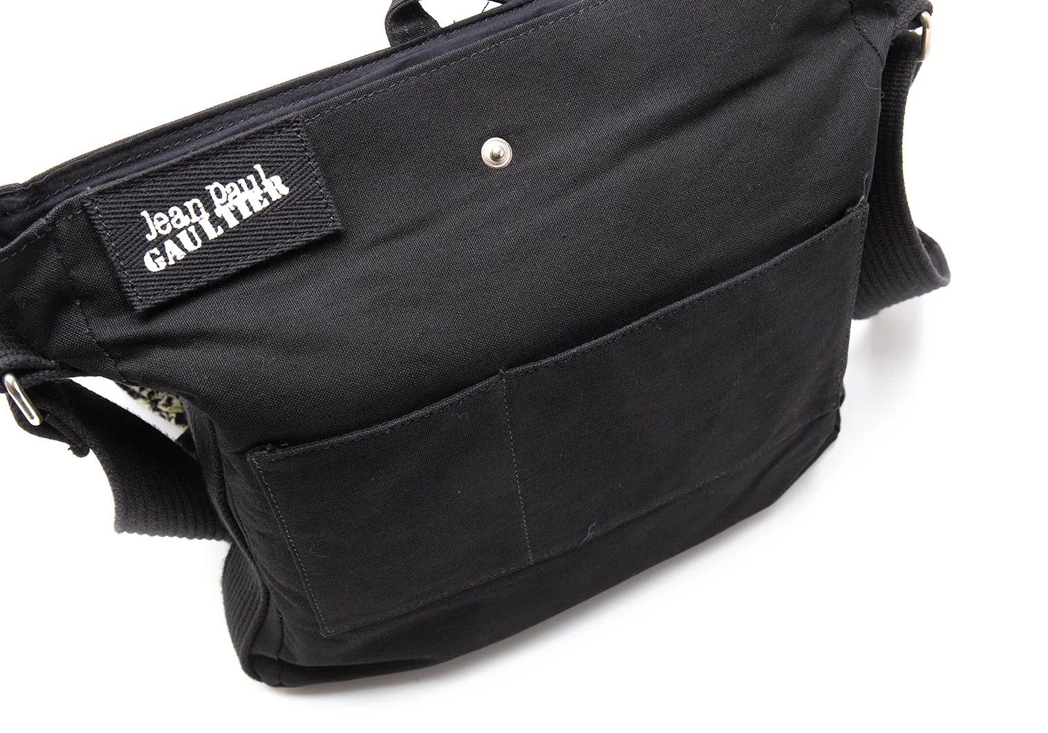 Jean Paul Gaultier Ethnic Print Flap Shoulder Bag in Black and Green Size ONE SIZE - 13 Thumbnail