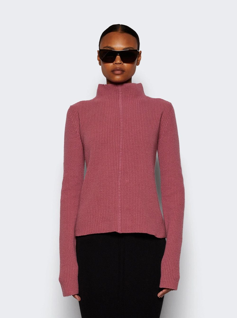 Rick Owens o1mle0426 Maglia Headon Lupetto Top in Pink Size XL / US 12-14 / IT 48-50 - 3 Thumbnail