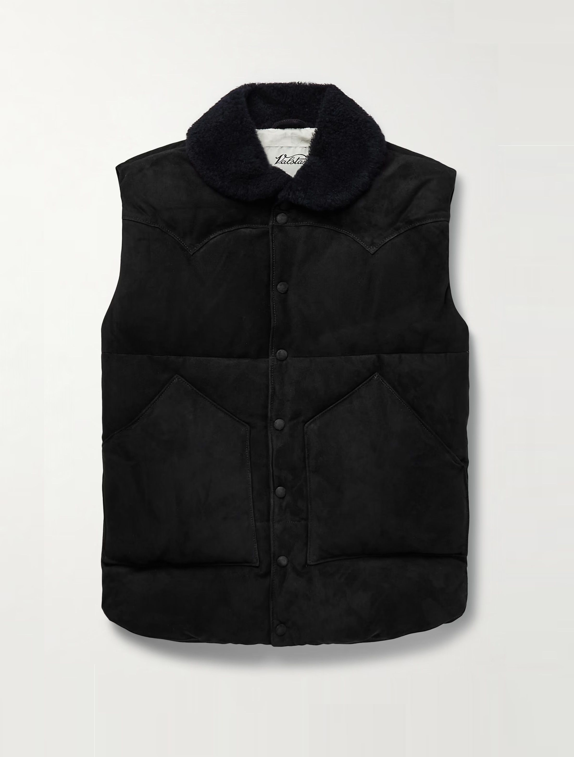 Valstar Valstar Down Vest - Dark Blue Suede - Size 48 Size US M / EU 48-50 / 2 - 1 Thumbnail