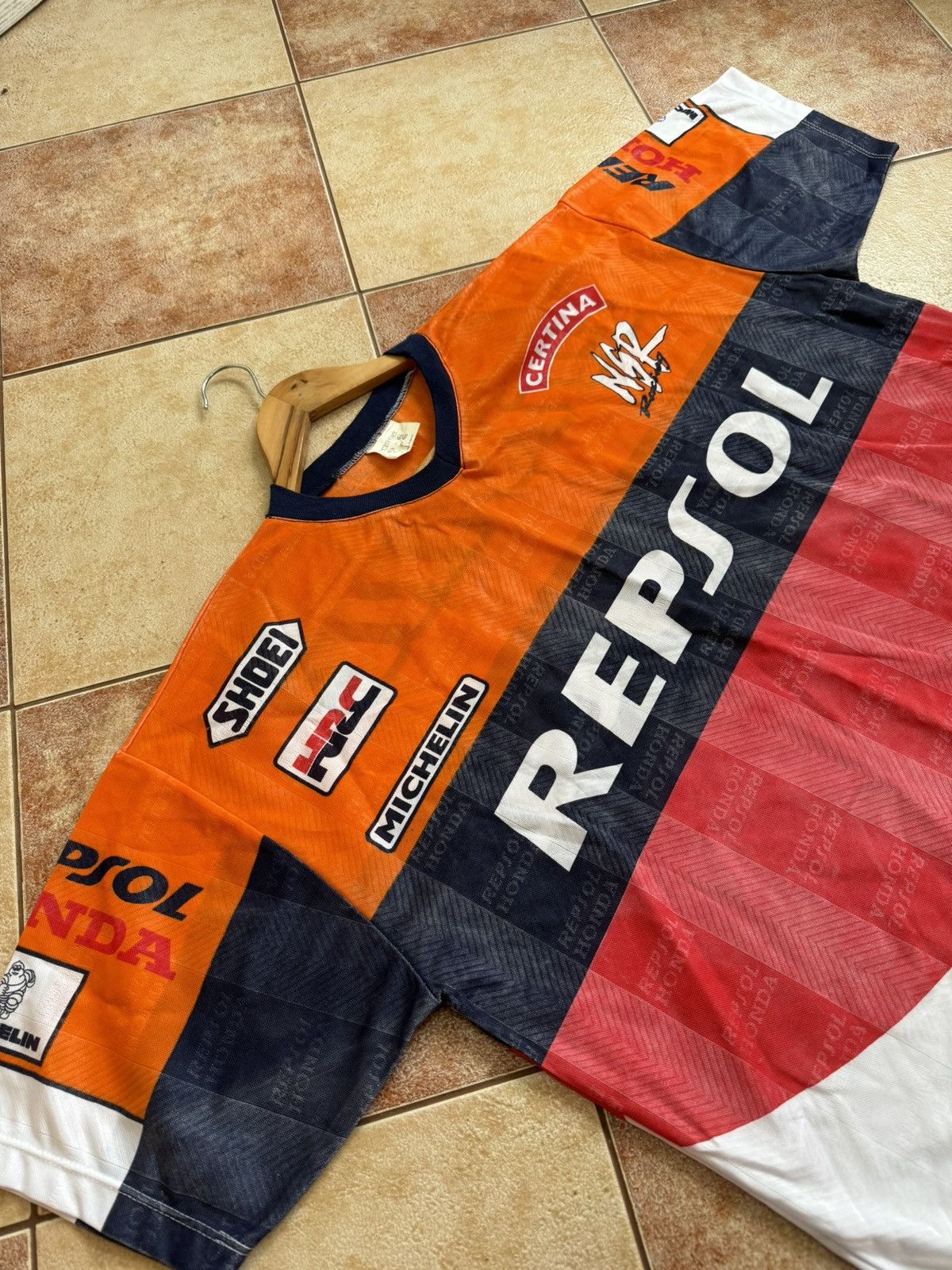 Honda Vintage Honda Repsol Criville Team Racing Shirt Rare T-shirt Size US XL / EU 56 / 4 - 4 Thumbnail