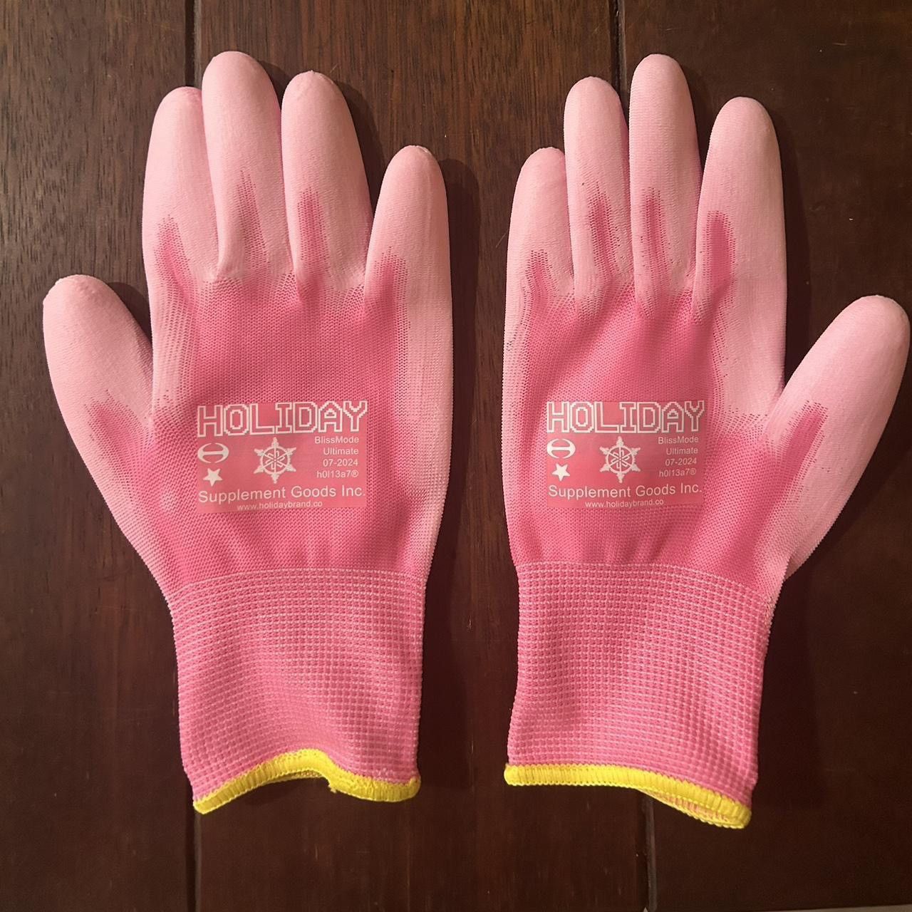 Holiday Brand Holiday Dragonfly Work Gloves (Pink) Size ONE SIZE - 1 Thumbnail