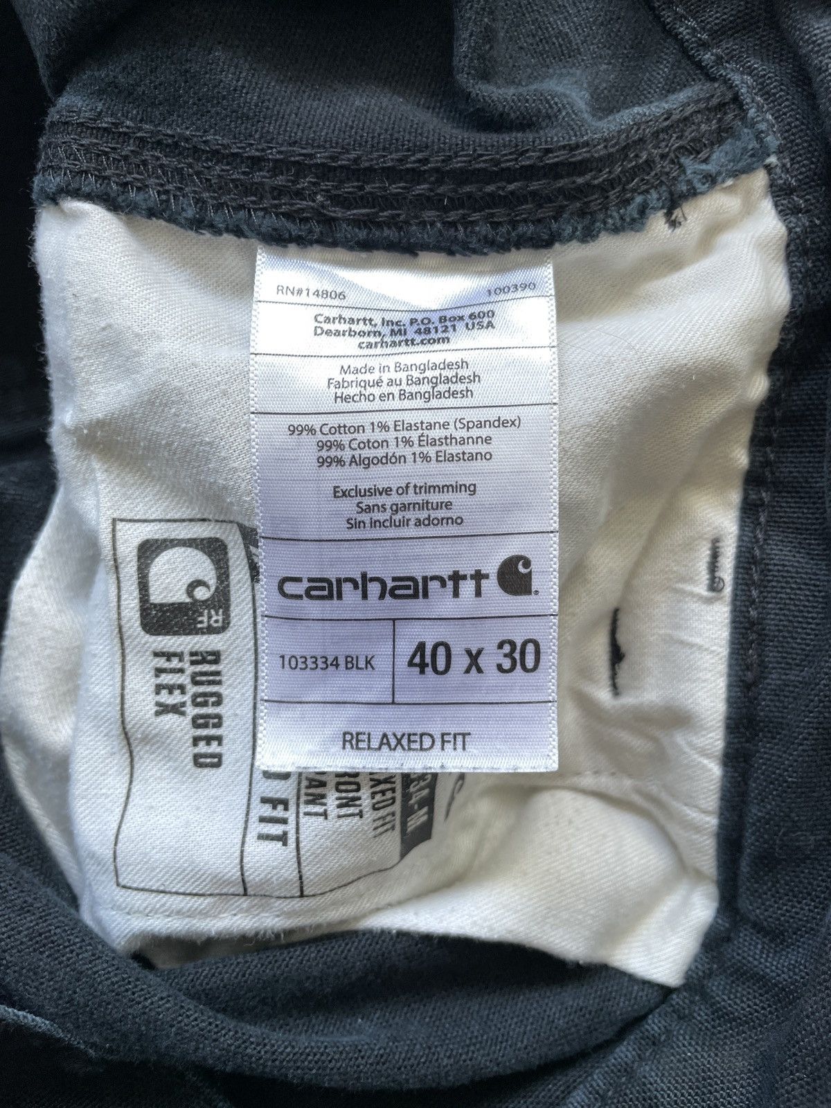 Carhartt Carhartt Double-Knee “Relaxed Fit” Denim (Sz.40) Size US 40 / EU 56 - 3 Thumbnail