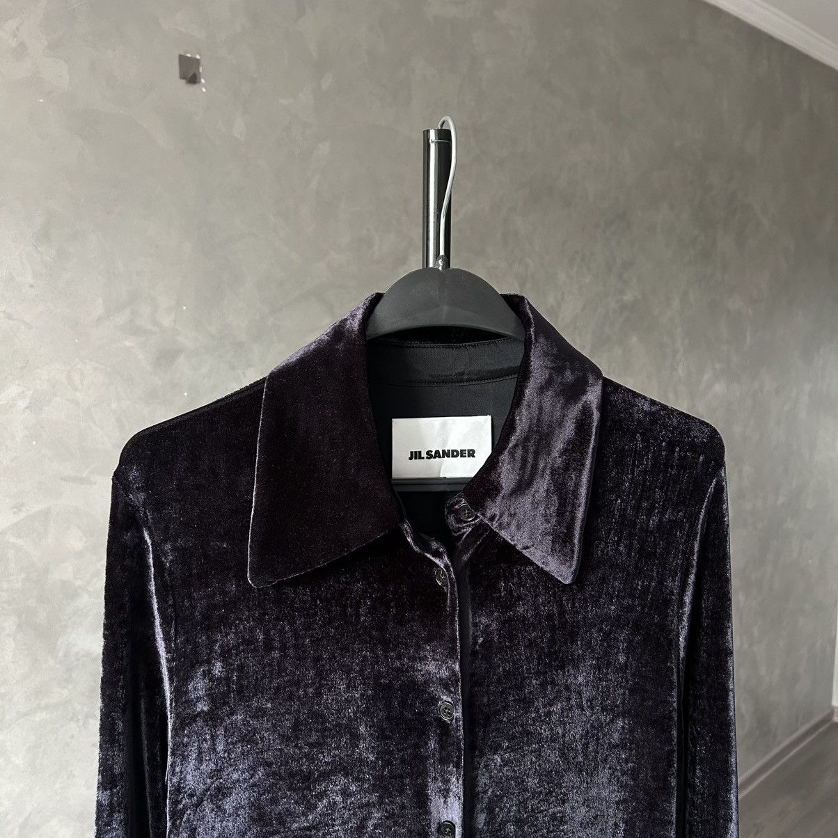 Jil Sander Jil Sander Velvet Shirt Dress 38 Size XS / US 0-2 / IT 36-38 - 3 Thumbnail