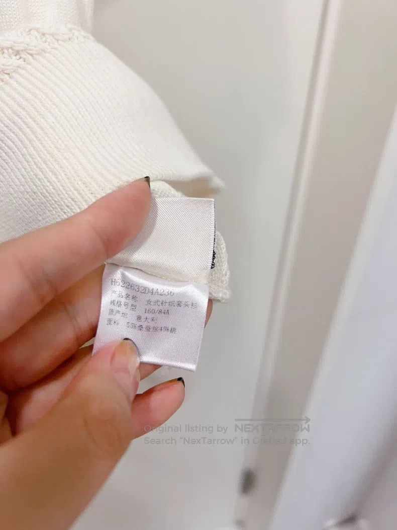Hermes Hermes White Knit Short Sleeve T-Shirt Size XS / US 0-2 / IT 36-38 - 9 Thumbnail