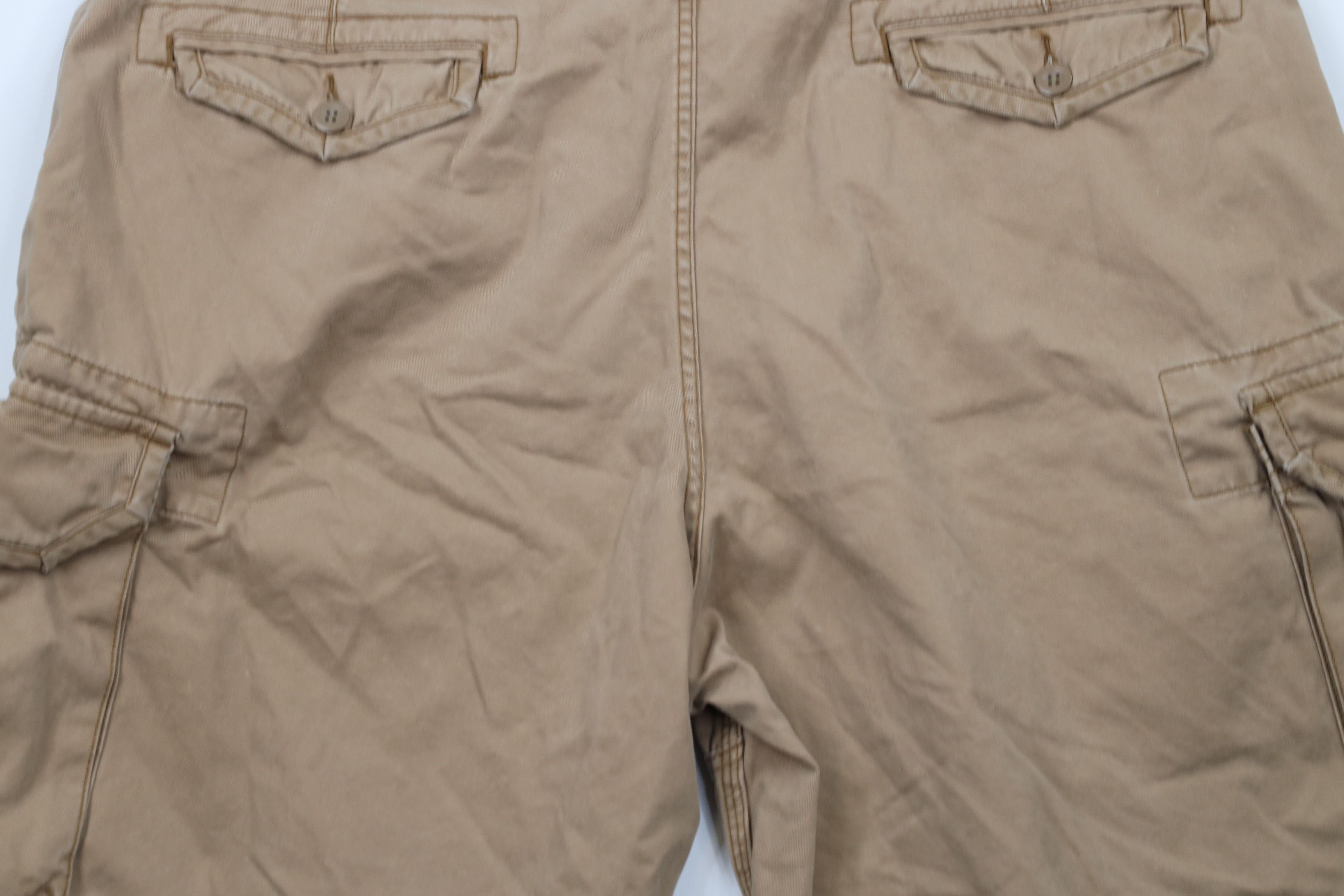 Ralph Lauren × Vintage Vintage 90s Ralph Lauren Heavyweight Shorts Brown Cotton Size US 42 / EU 58 - 12 Thumbnail