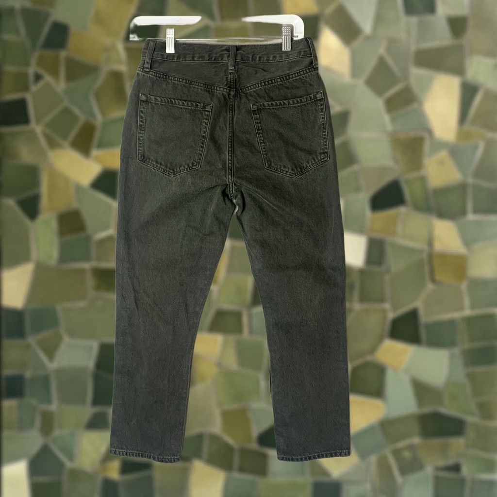 Outerknown Outerknown Jeans Women 27 Green Dune High Rise Slim Fit Y2K Minimalist Jeans Size 27" / US 4 / IT 40 - 1 Thumbnail