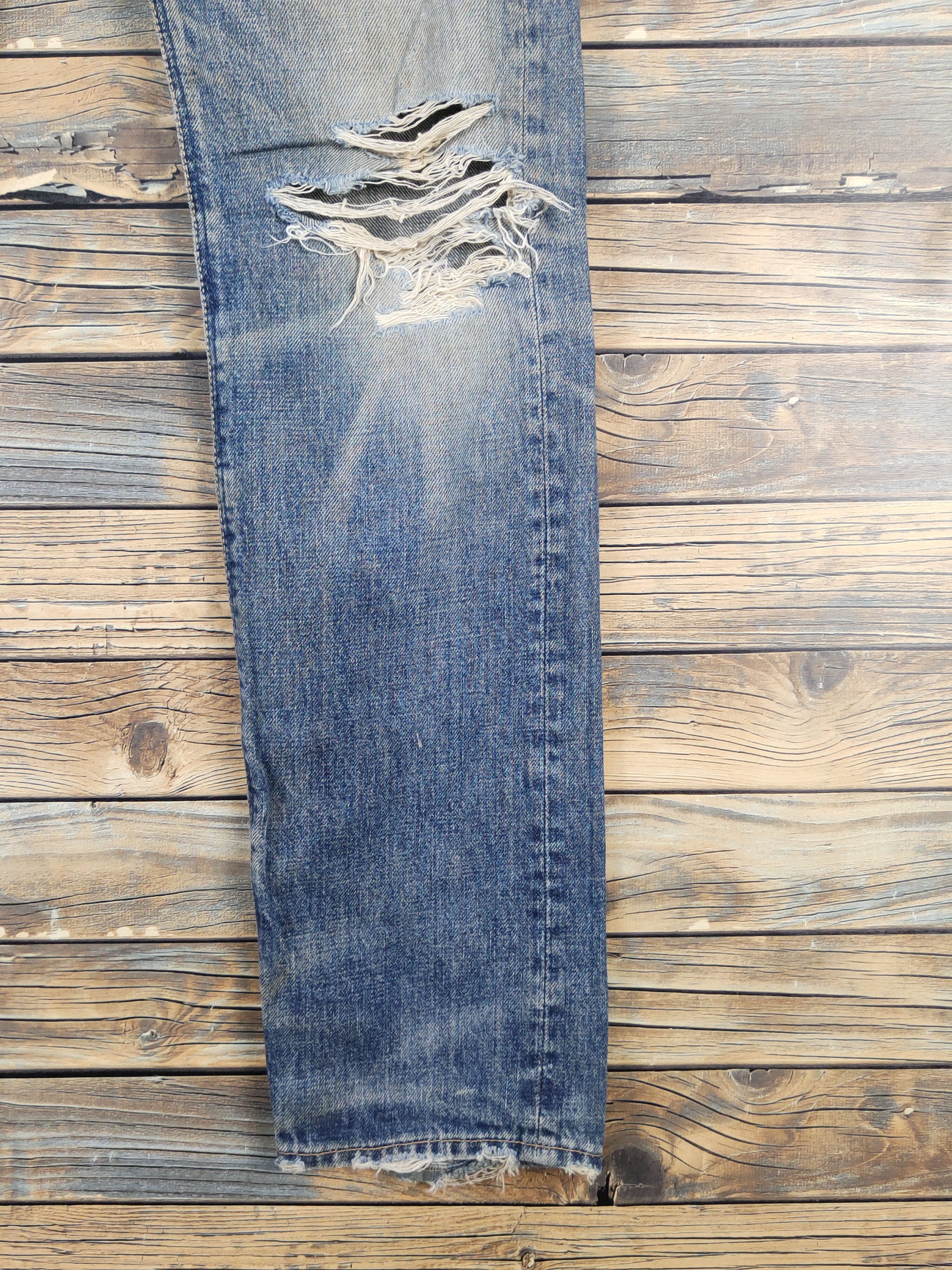 Spellbound 90' Spellbound japan Distressed Ripped denim Jeans #W1705 DL Size US 30 / EU 46 - 6 Thumbnail