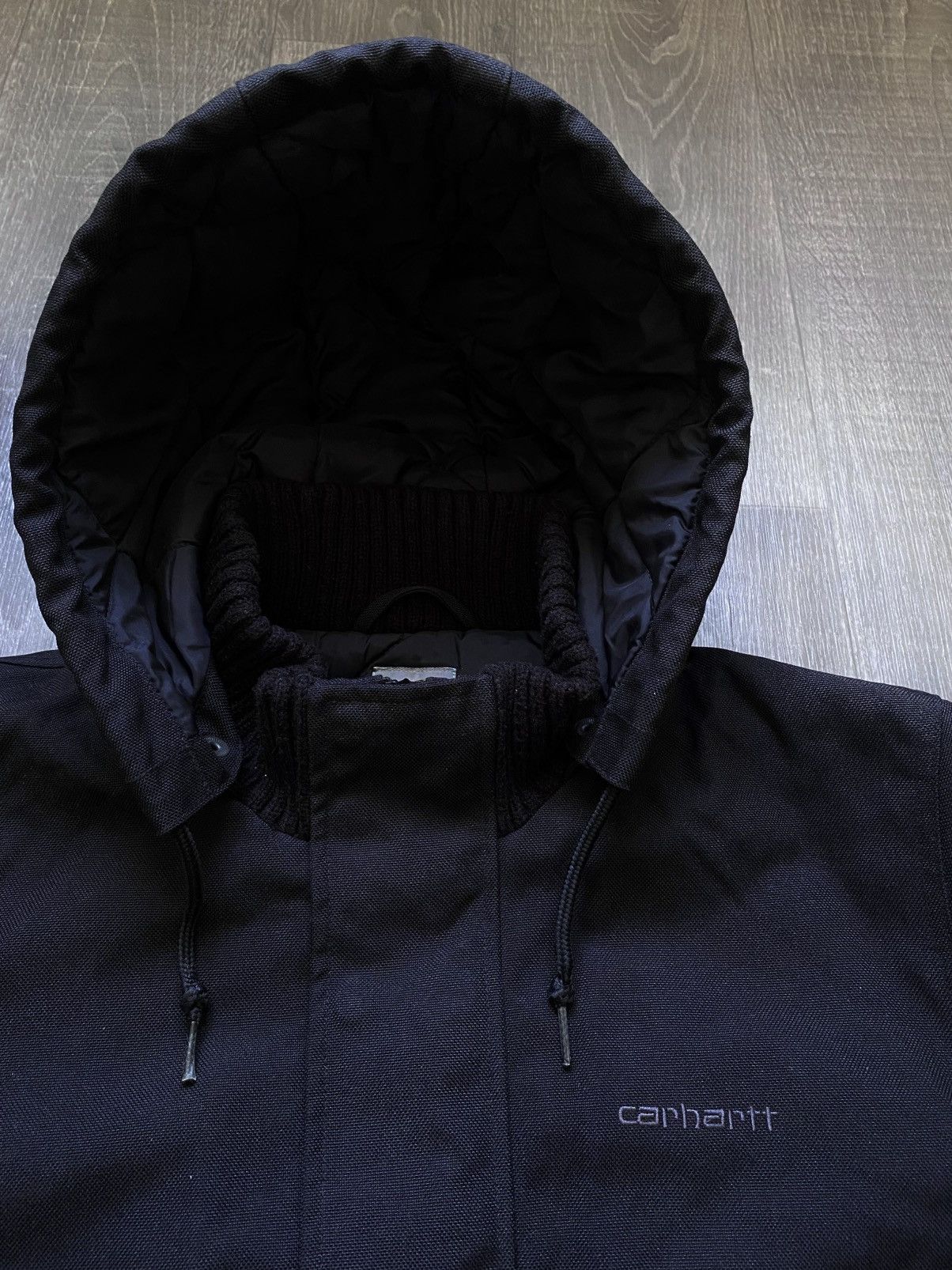 Carhartt Carhartt Vintage Black Cordura Nylon Ranger Hood Jacket WIP Size US M / EU 48-50 / 2 - 7 Thumbnail