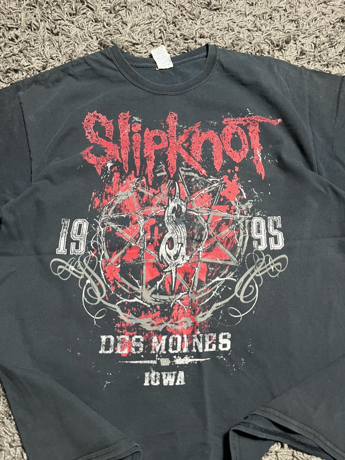 Slipknot SLIPKNOT VINTAGE Y2K COTTON ROCK DOUBLE PRINTED TEE Size US XL / EU 56 / 4 - 2 Thumbnail