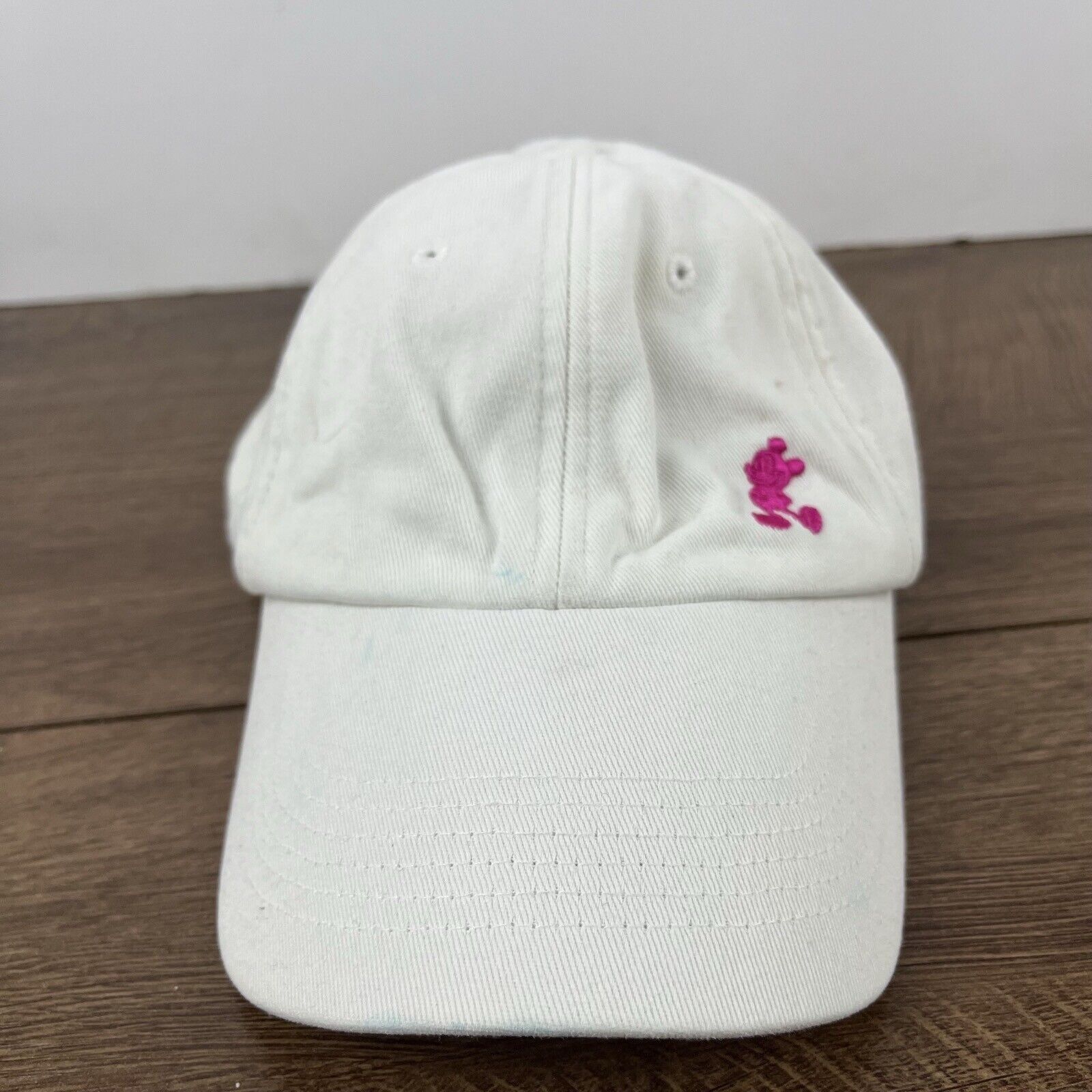 Other Mickey Mouse White Hat Mickey Mouse White Adjustable Hat Whi Size ONE SIZE - 7 Thumbnail