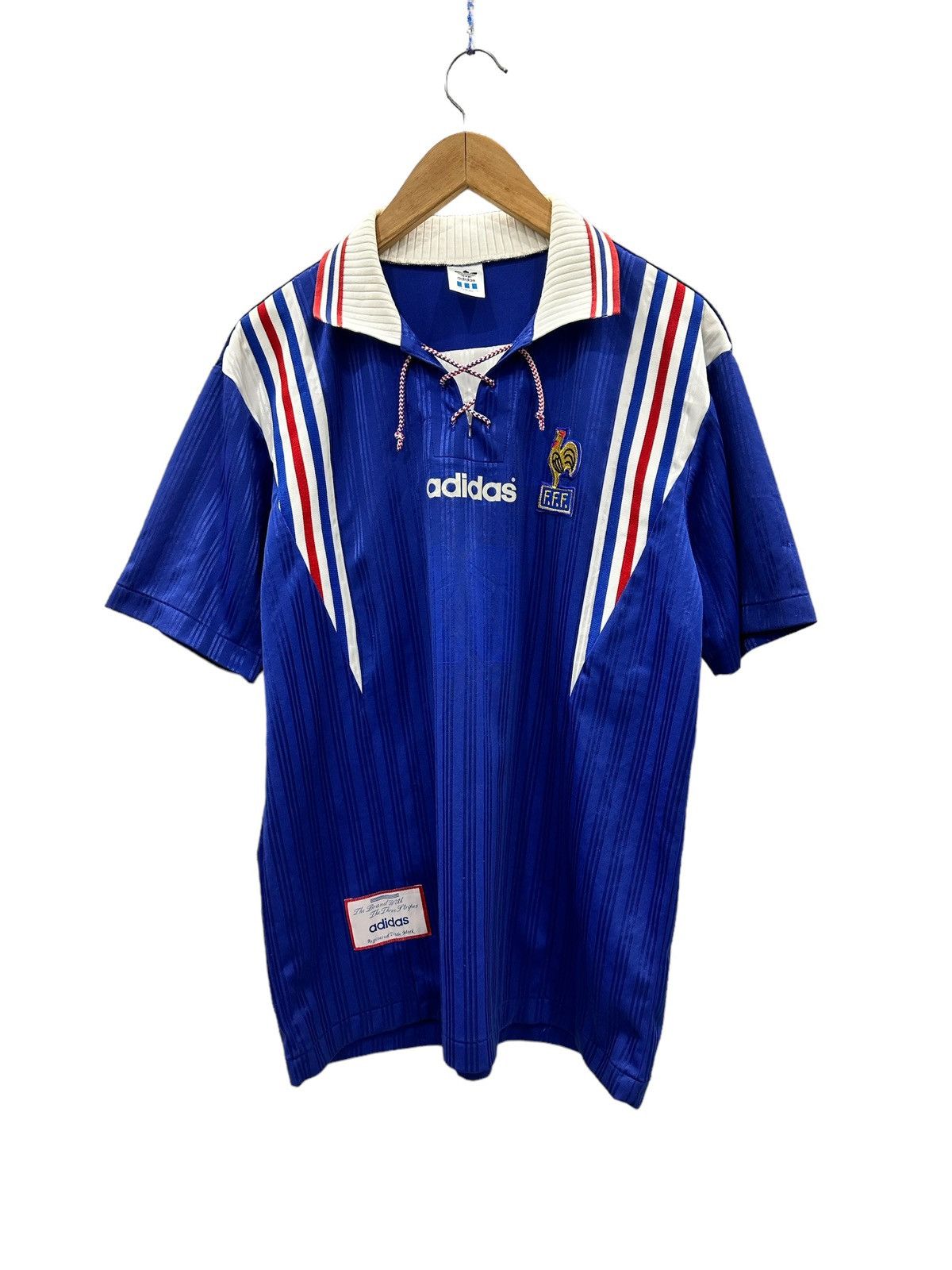 Vintage Vintage 1996 France Retro Jersey Size US L / EU 52-54 / 3 - 1 Thumbnail