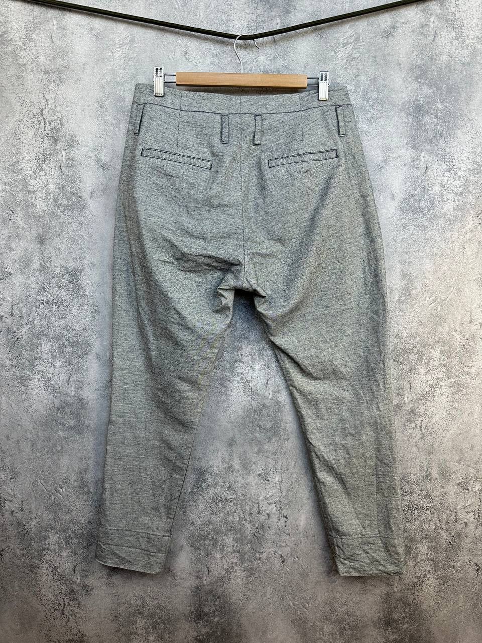Hope HOPE Stockholm Law Trouser Grey Linen Blend Pants Size US 30 / EU 46 - 2 Thumbnail