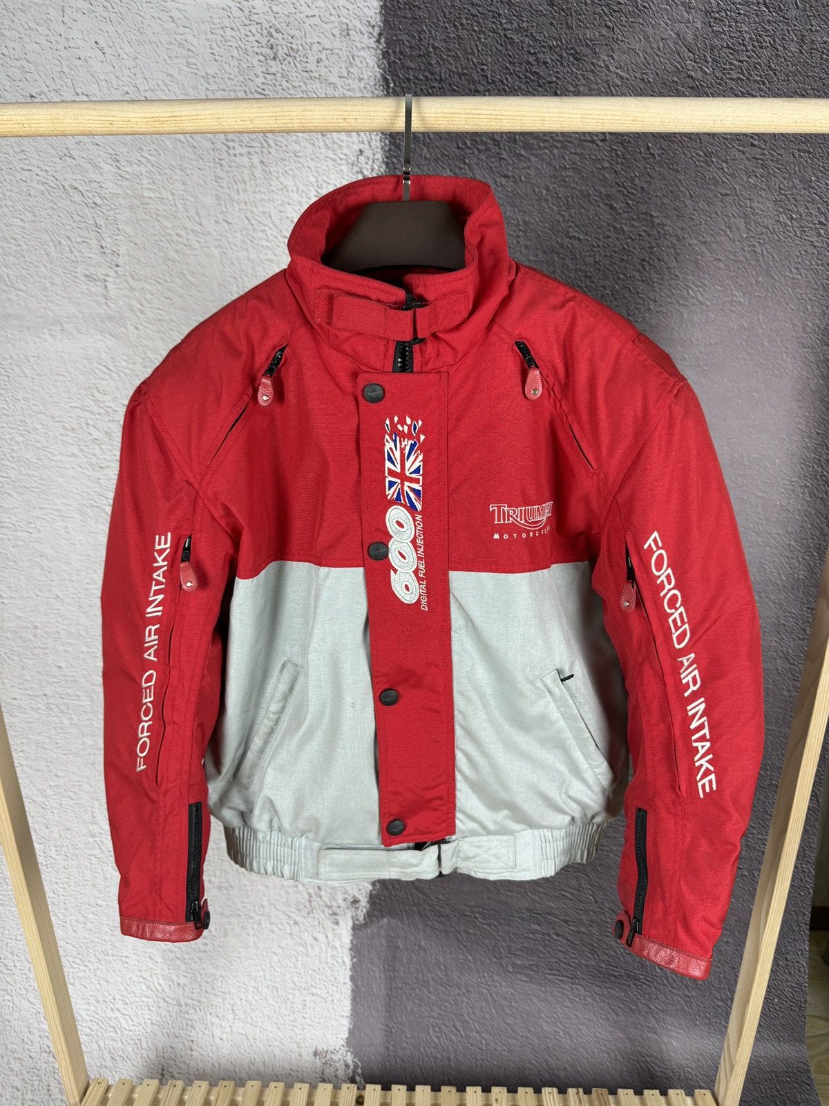 Vintage Triumph Motorcycles TT 600 vintage biker protection jacket Size US S / EU 44-46 / 1 - 1 Thumbnail