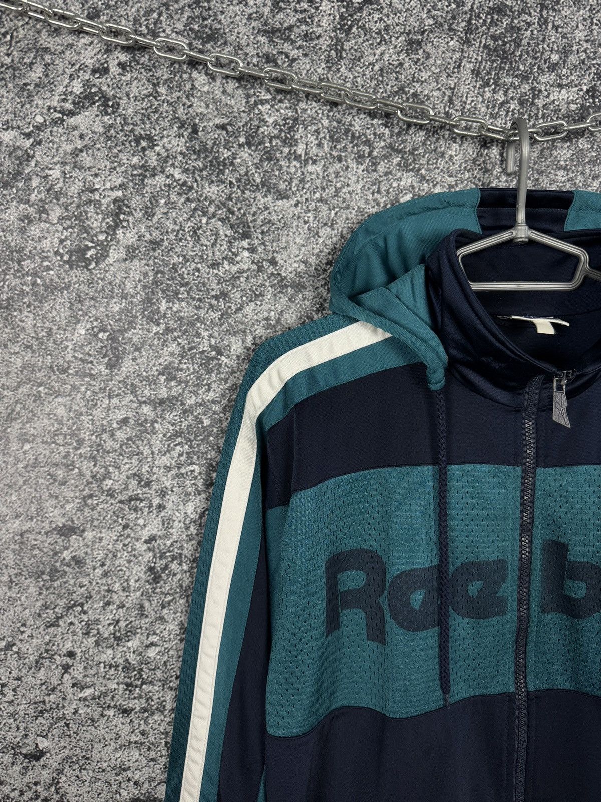 Reebok Men’s Vintage 90s Reebok Full Zip Hoodie Big Logo Size XS Size US XS / EU 42 / 0 - 3 Thumbnail