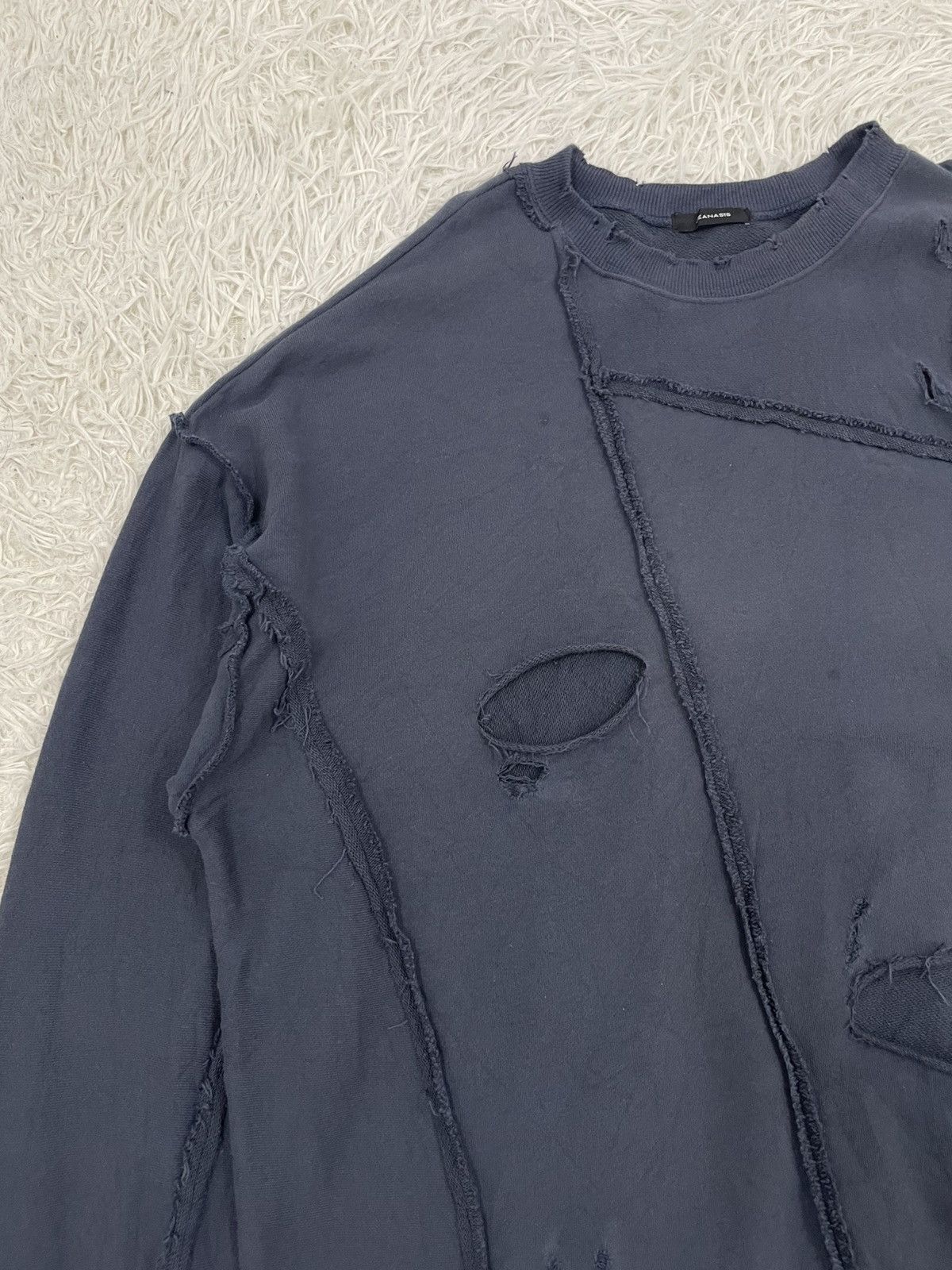 If Six Was Nine Nice Distress Trashed Style Design Sweatshirt by Jeanasis Size US L / EU 52-54 / 3 - 6 Thumbnail