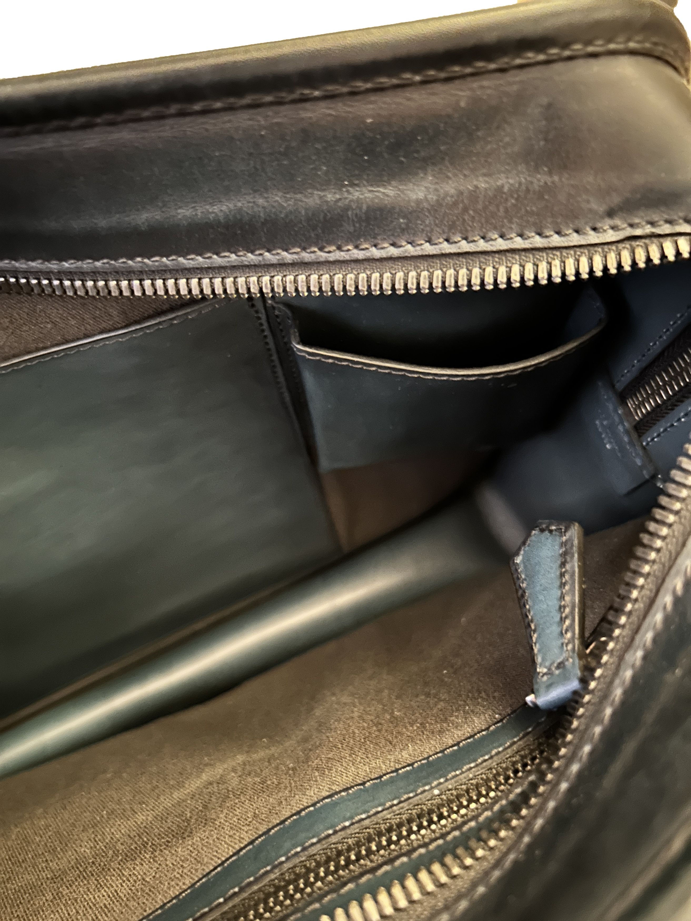 Berluti Berluti Un Jour Leather Briefcase | Dark Emerald Green Size ONE SIZE - 7 Thumbnail