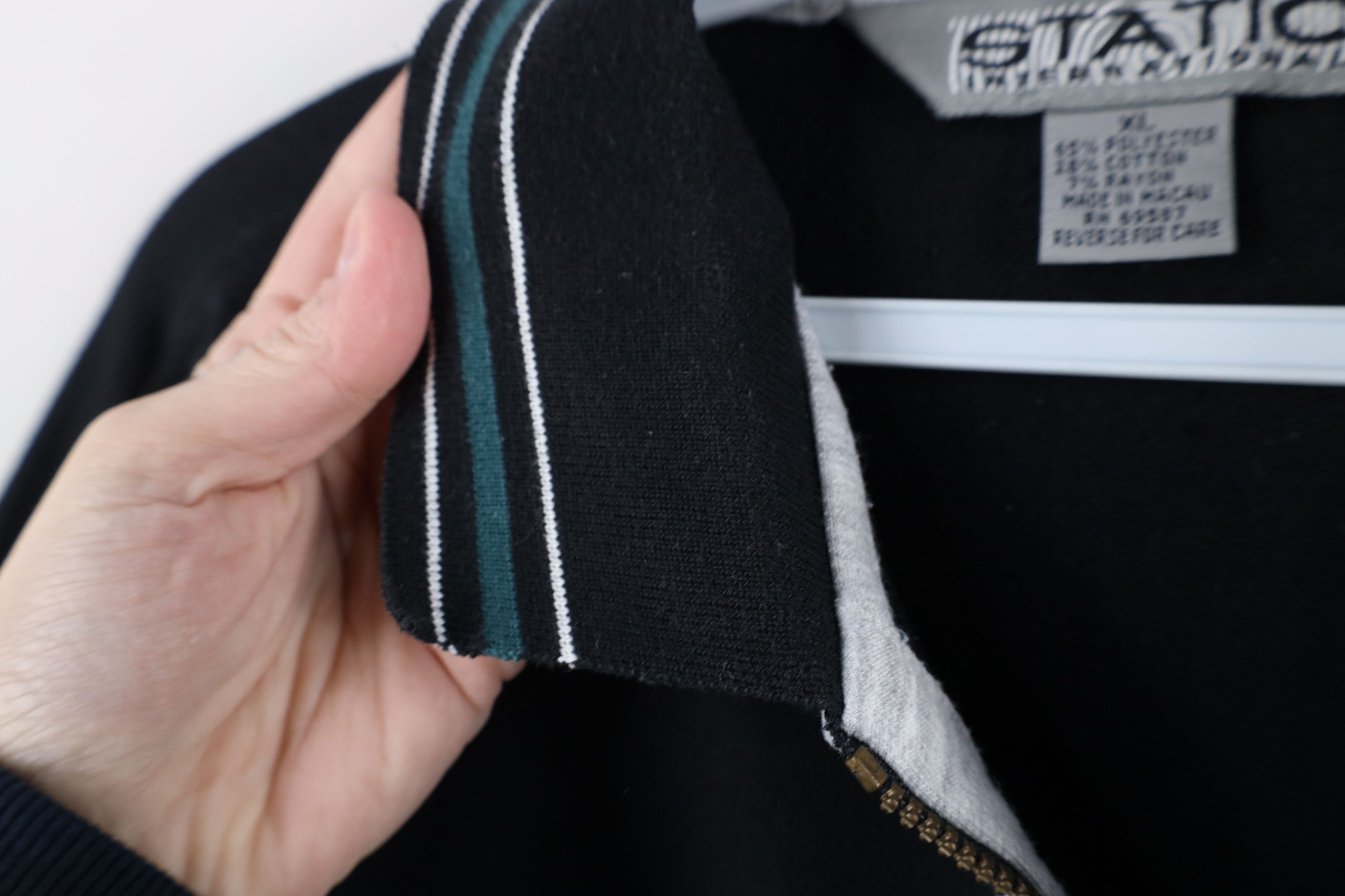 Vintage Vintage 90s Streetwear Thermal Knit Half Zip Pullover Polo Size US XL / EU 56 / 4 - 6 Thumbnail