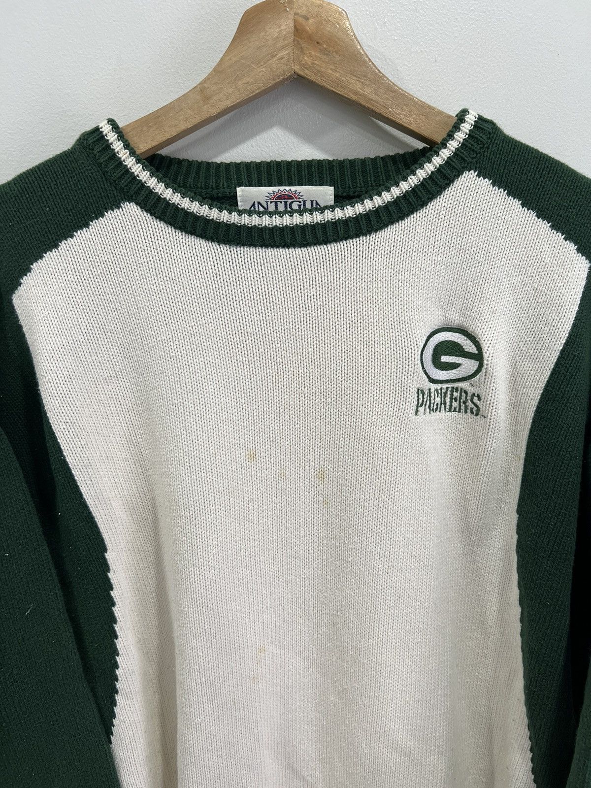 Vintage Vintage Green Bay Packers Knit Sweater Size US L / EU 52-54 / 3 - 2 Thumbnail