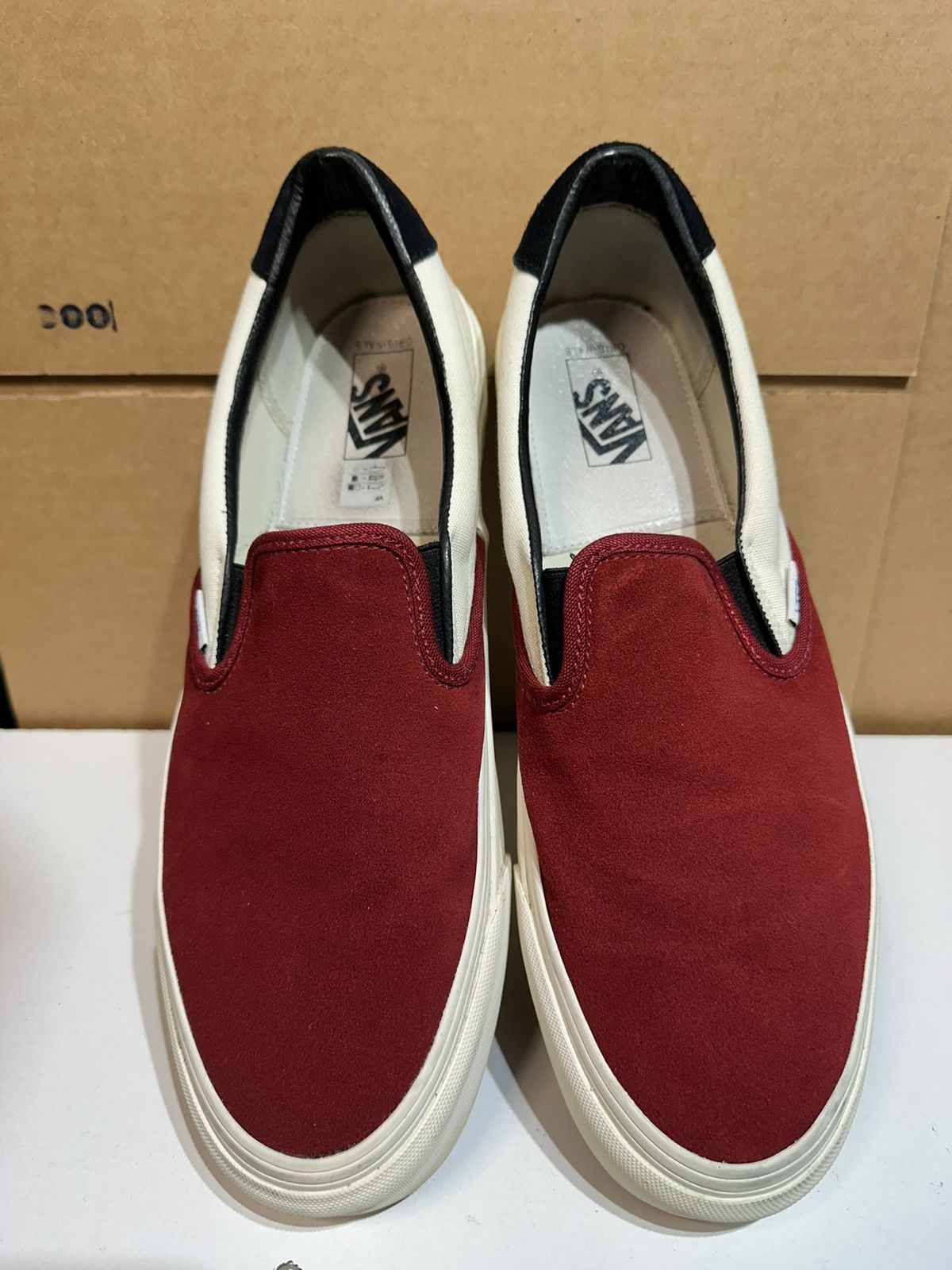 Vans Vans Vault OG Slip On LX Red Dahlia Size US 13 / EU 46 - 2 Thumbnail
