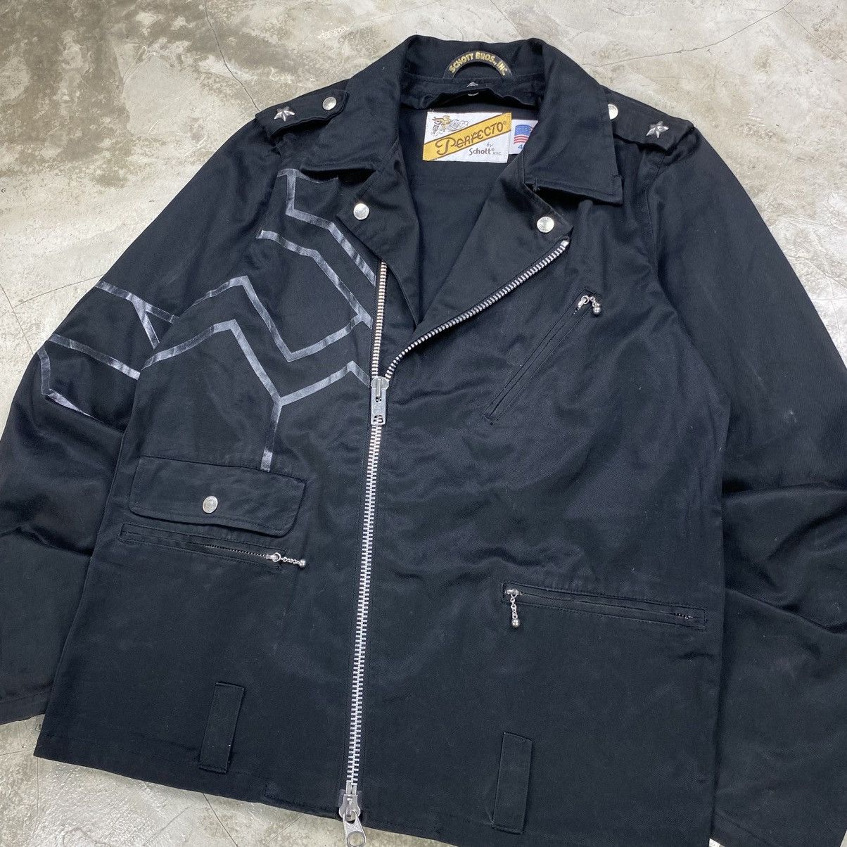 Schott Perfecto x Whiz Limited Acrylic Biker Jacket Size US L / EU 52-54 / 3 - 2 Thumbnail