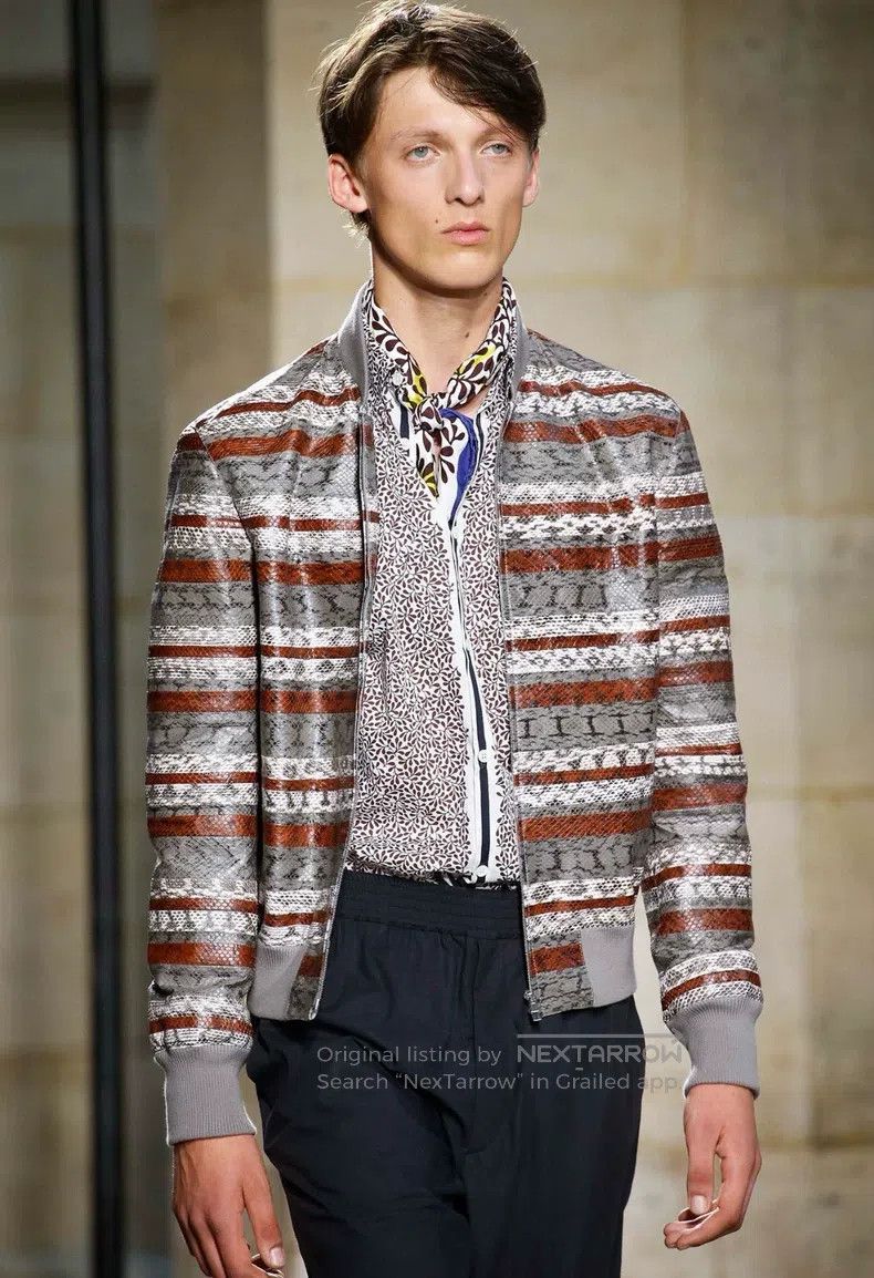 Hermes Limited Edition mang she Leather Jacket