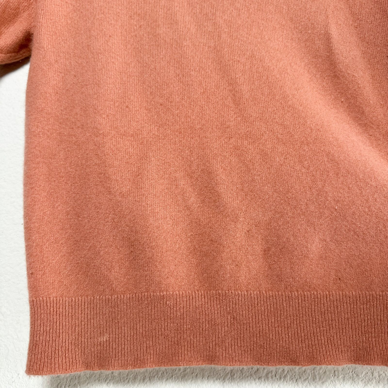 Vintage Vintage ISE 100% Cashmere Sweater Medium Rose Coral Pink Top Size M / US 6-8 / IT 42-44 - 5 Thumbnail