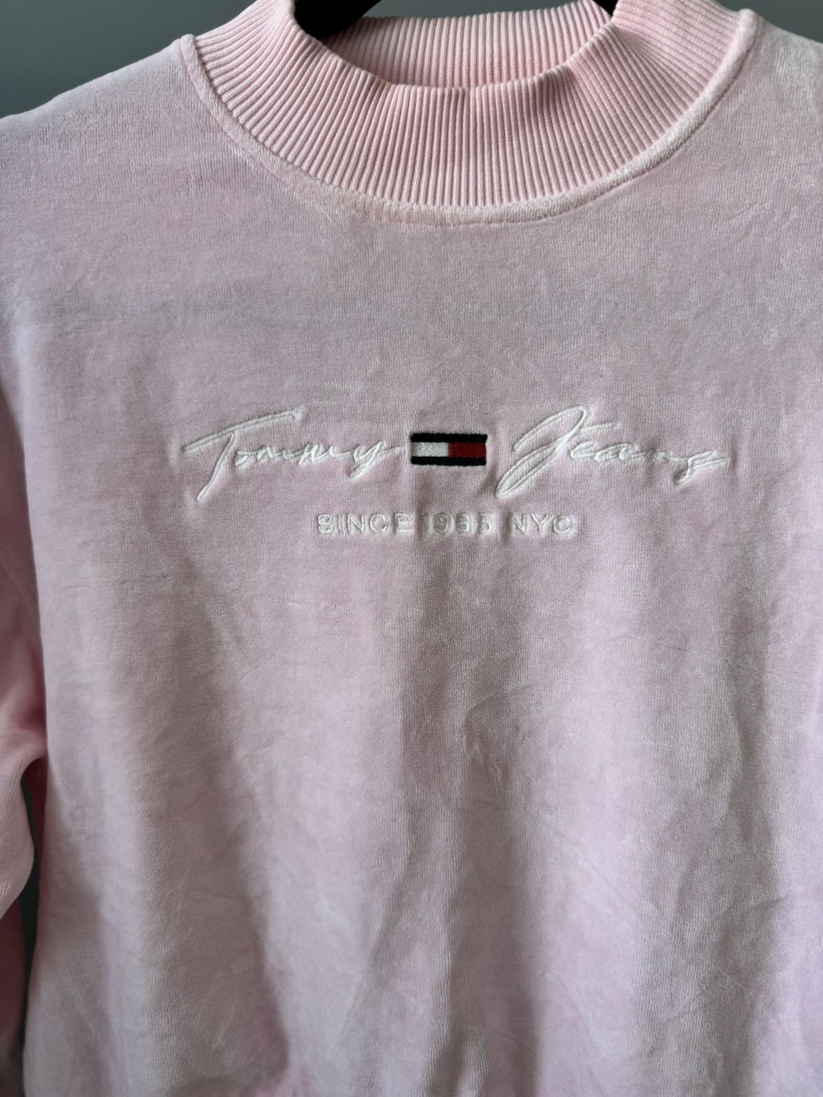 Tommy Jeans Tommy jeans crop top velour Size XS / US 0-2 / IT 36-38 - 2 Thumbnail
