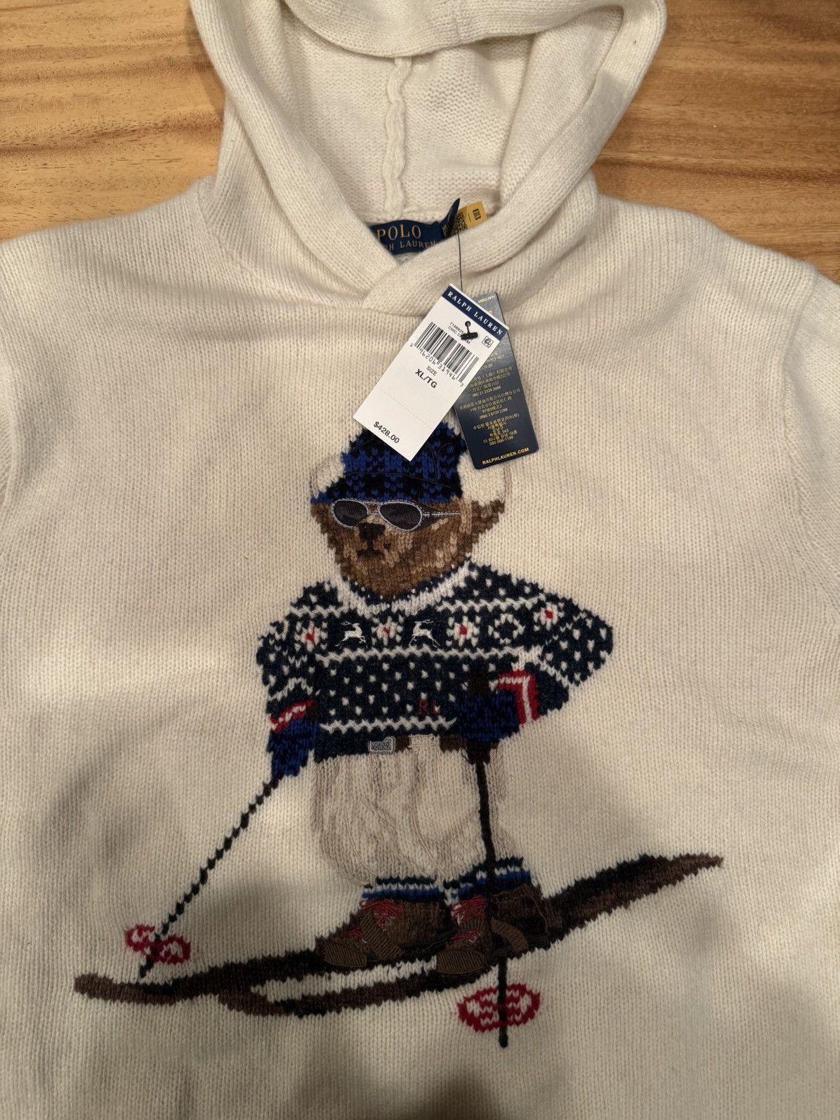 Polo Ralph Lauren Polo Bear Hoodie Size US L / EU 52-54 / 3 - 3 Thumbnail
