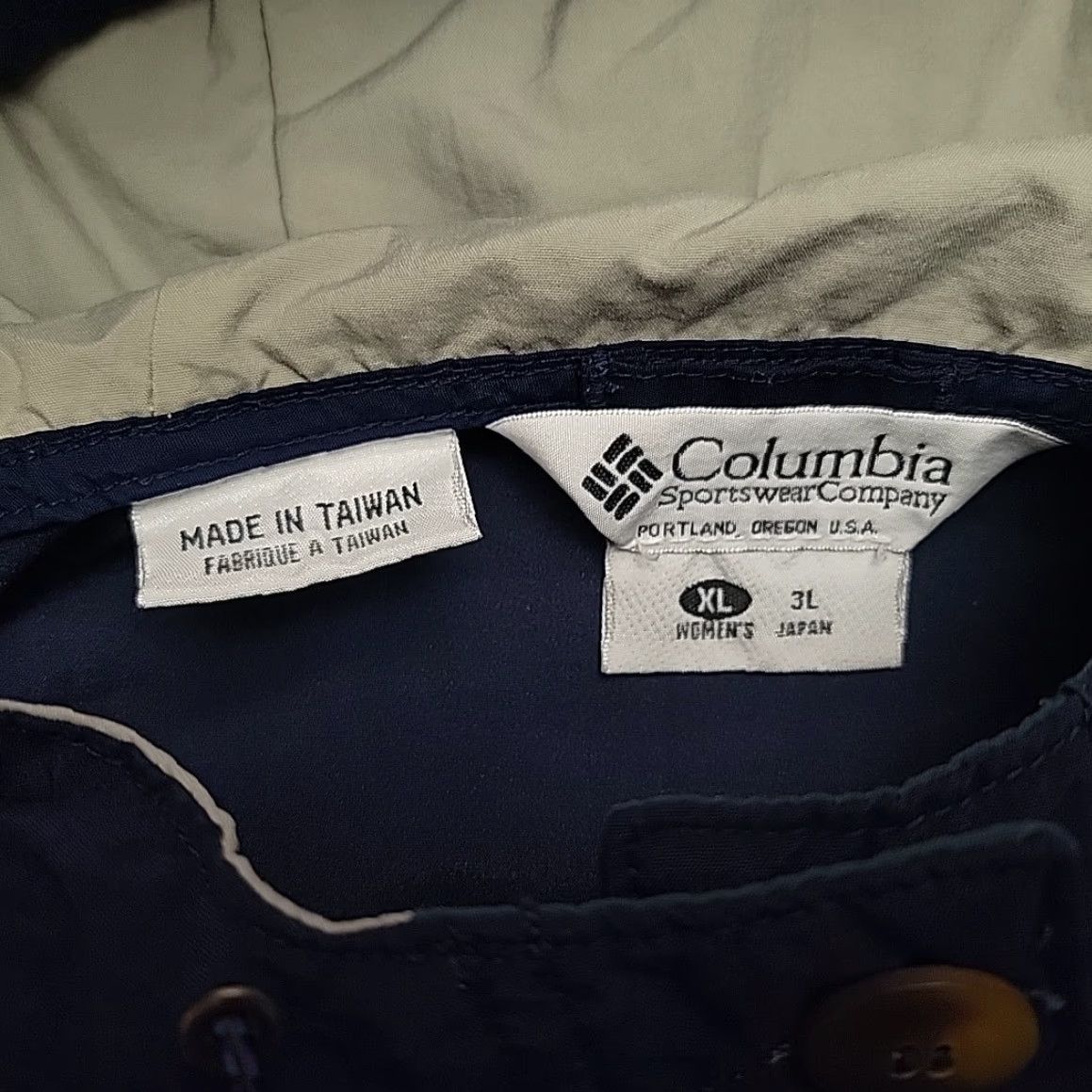 Vintage VINTAGE Columbia Jacket Womens XL Blue Hooded Anorak Windbreaker Nylon Pullover Casual Outdoor Womens XL Blue Anorak Jacket Size XL / US 12-14 / IT 48-50 - 5 Thumbnail