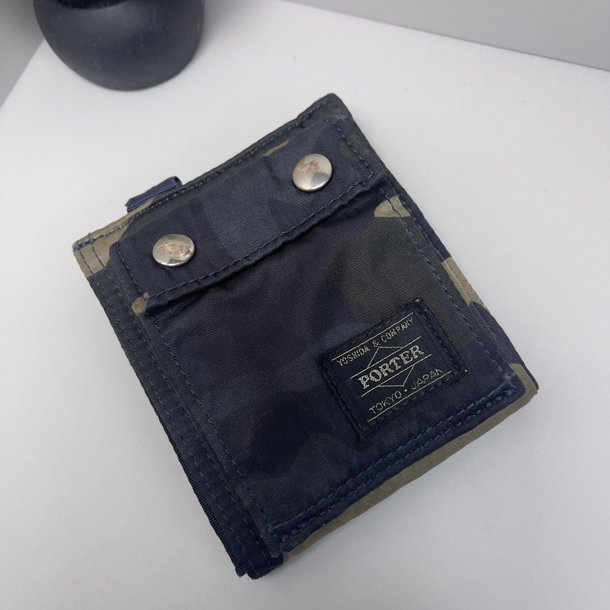 Porter Porter Yoshida Camo Bi-Fold Snap Tanker Wallet Size ONE SIZE - 4 Thumbnail