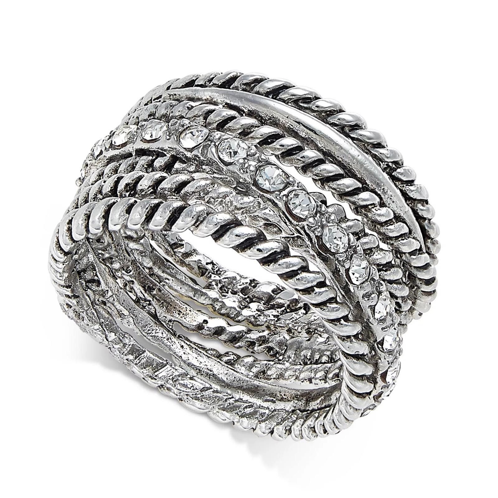 Other I.N.C. International Concepts Pavé Statement Ring Size 10 Size ONE SIZE - 1 Thumbnail