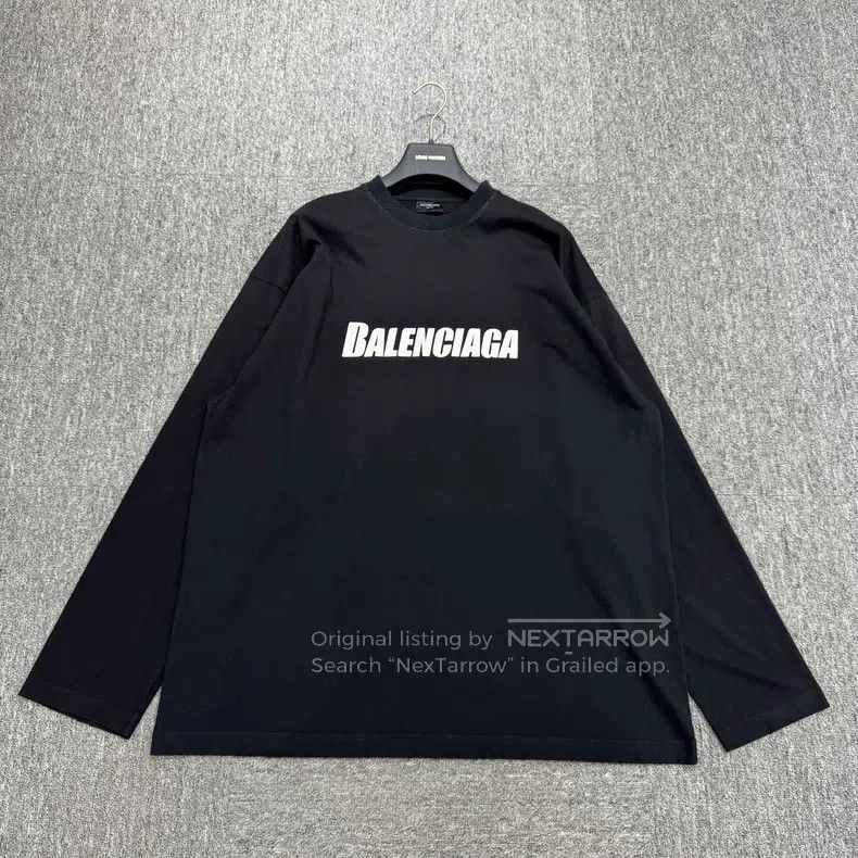 Balenciaga Balenciaga Distressed letter print long-sleeve Size US M / EU 48-50 / 2 - 1 Thumbnail