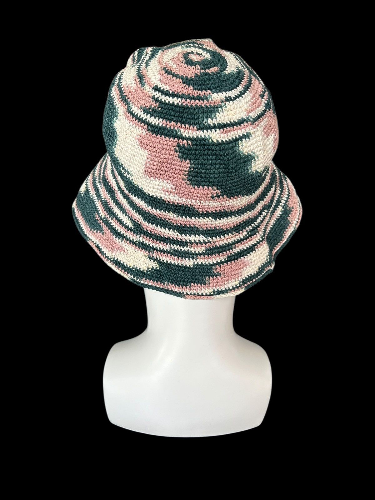 Japanese Brand × Kapital × Vintage Crochet Knitted handmade Rare Bucket Hats ☠️☠️ Size ONE SIZE - 2 Thumbnail
