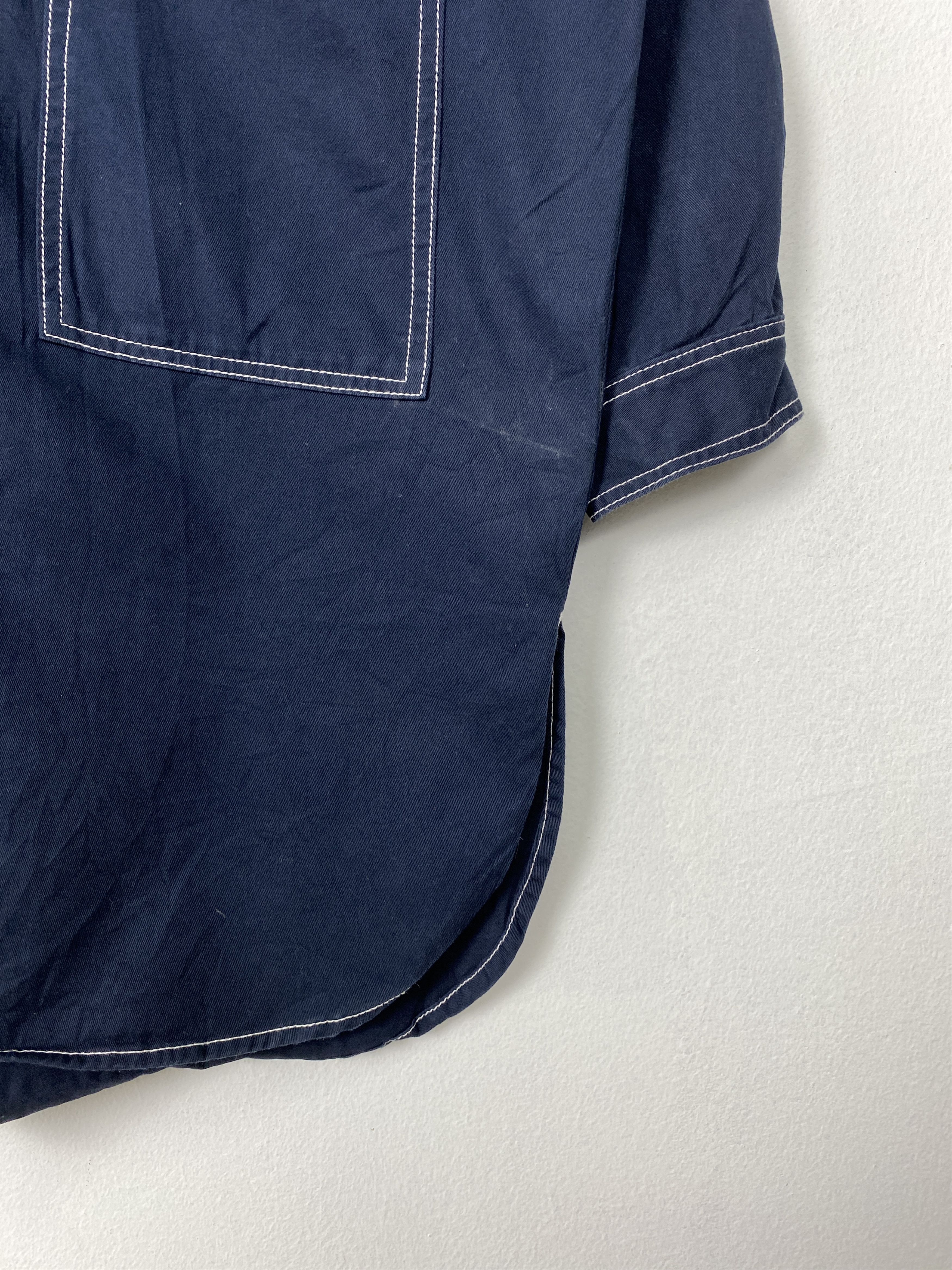 Japanese Brand Vintage Japanese Brand Button Up Long Cotton Jacket Size US M / EU 48-50 / 2 - 7 Thumbnail
