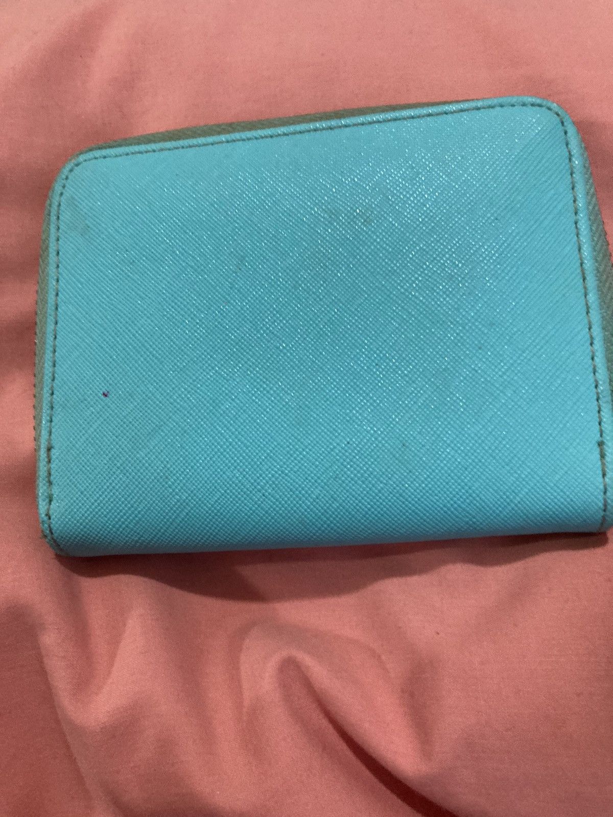 Other Turquoise coloured faux leather wallet Size ONE SIZE - 3 Thumbnail